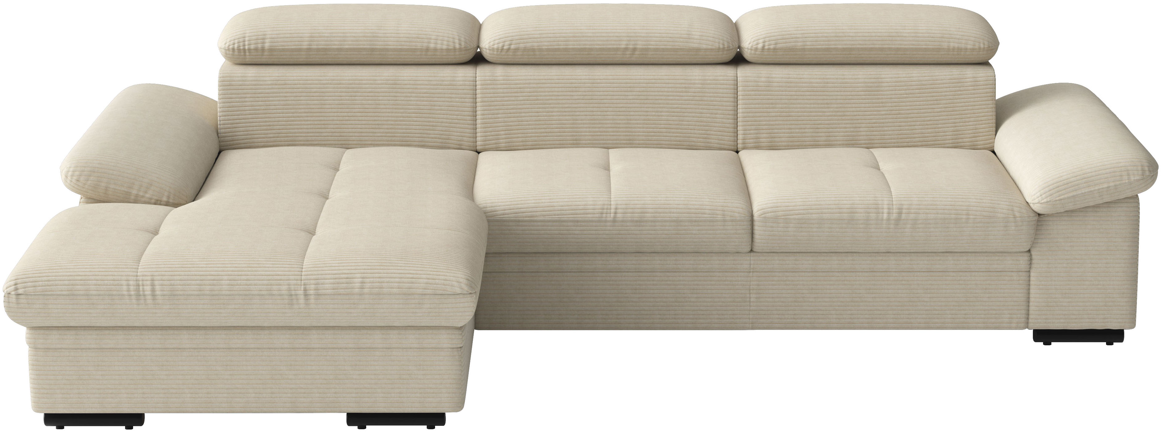 sit&more Ecksofa "Viola L-Form, B: 260 cm, Arm- & Kopfteilverstellung" optional Schlaffunktion,inkl Armteil- & Kopfteilverstellung