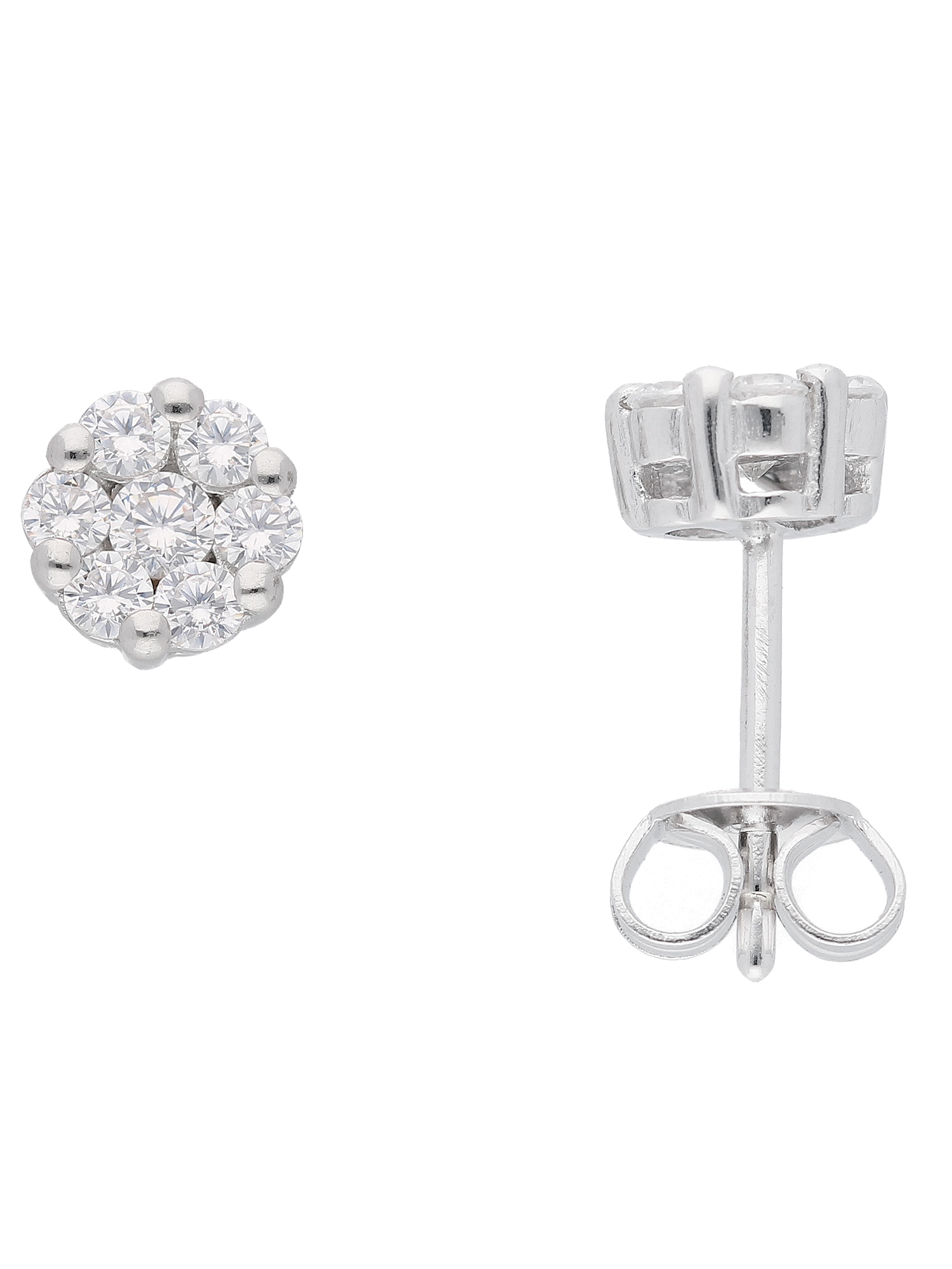 Adelia´s Paar Ohrhänger »925 Silber Ohrringe Ohrstecker Ø 6,1 mm«, mit  Zirkonia Silberschmuck für Damen online bestellen | BAUR