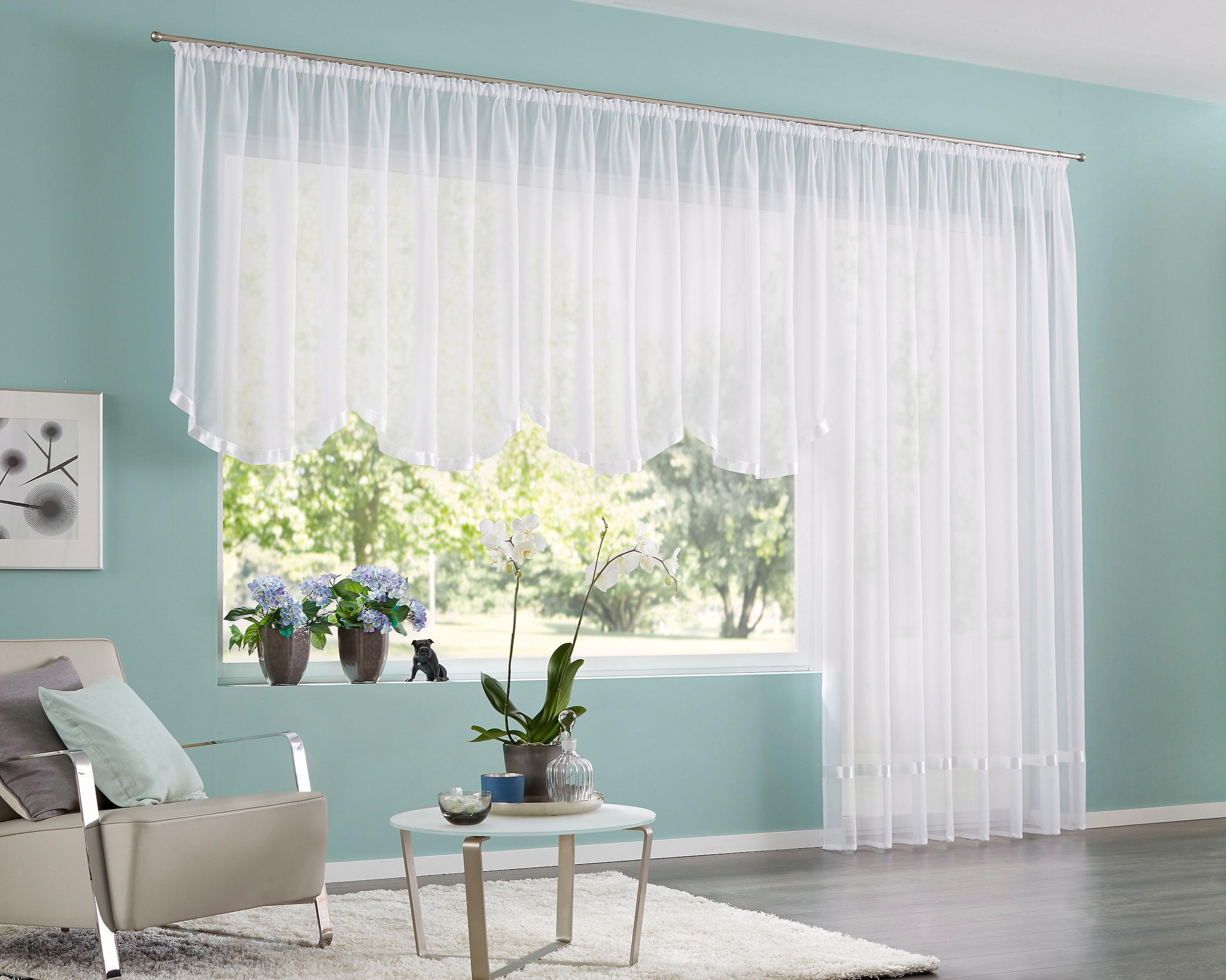 my home Bogenstore "Eby" Kräuselband 1 Stk. tlg. Transparent Polyester günstig online kaufen