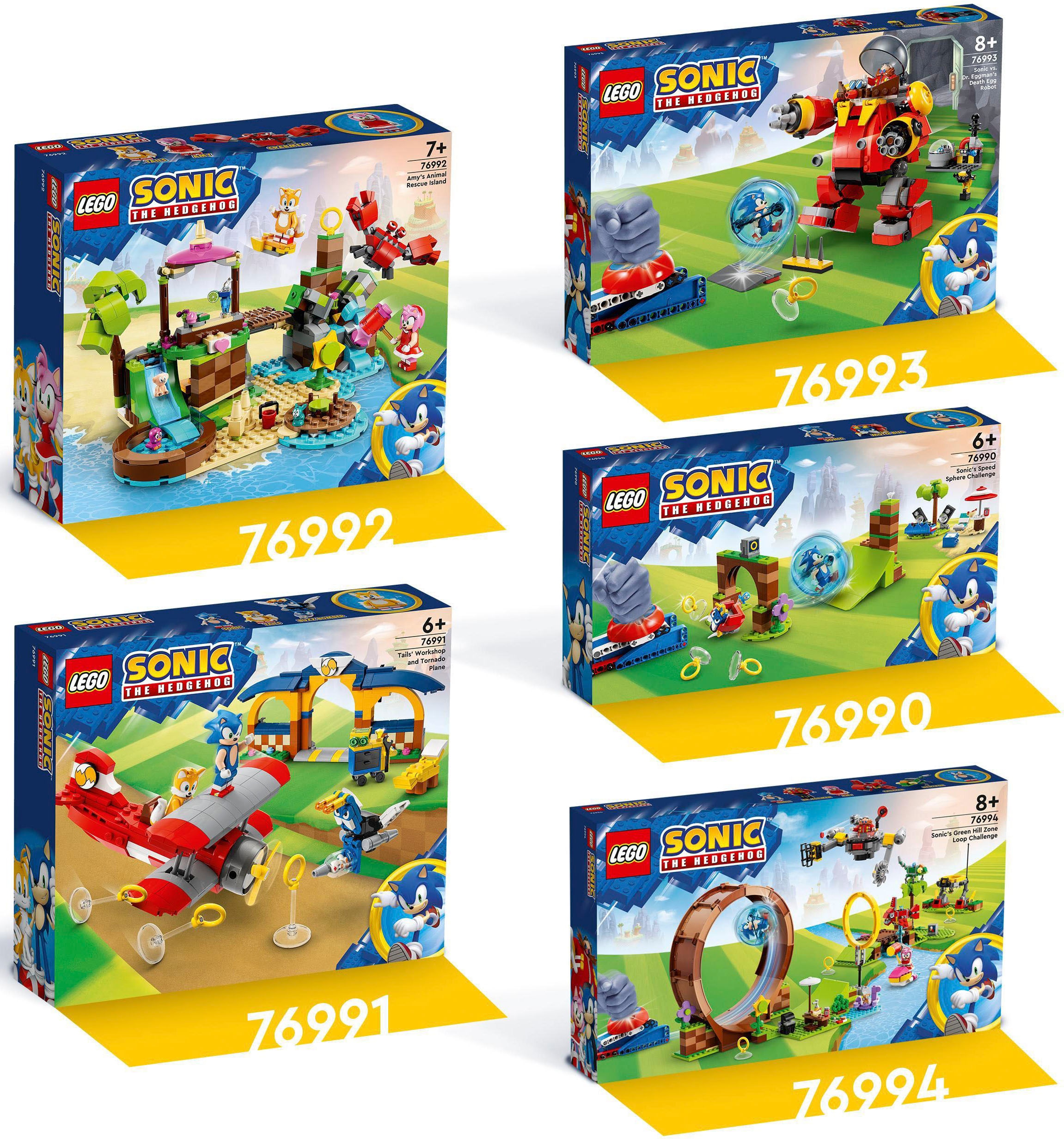 LEGO® Konstruktionsspielsteine »Sonics Kugel-Challenge (76990), LEGO® Sonic«, (292 St.), Made in Europe