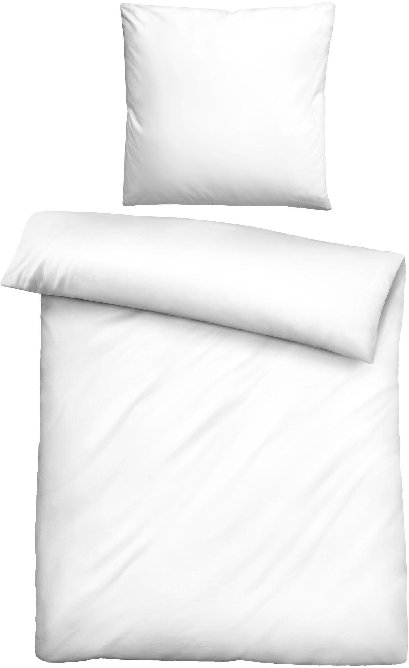 Biberna Bettwäsche »0470500« 2 Stk. natürlicher Rohstoff, schnelltrocknend, angenehm weich, atmungsaktiv