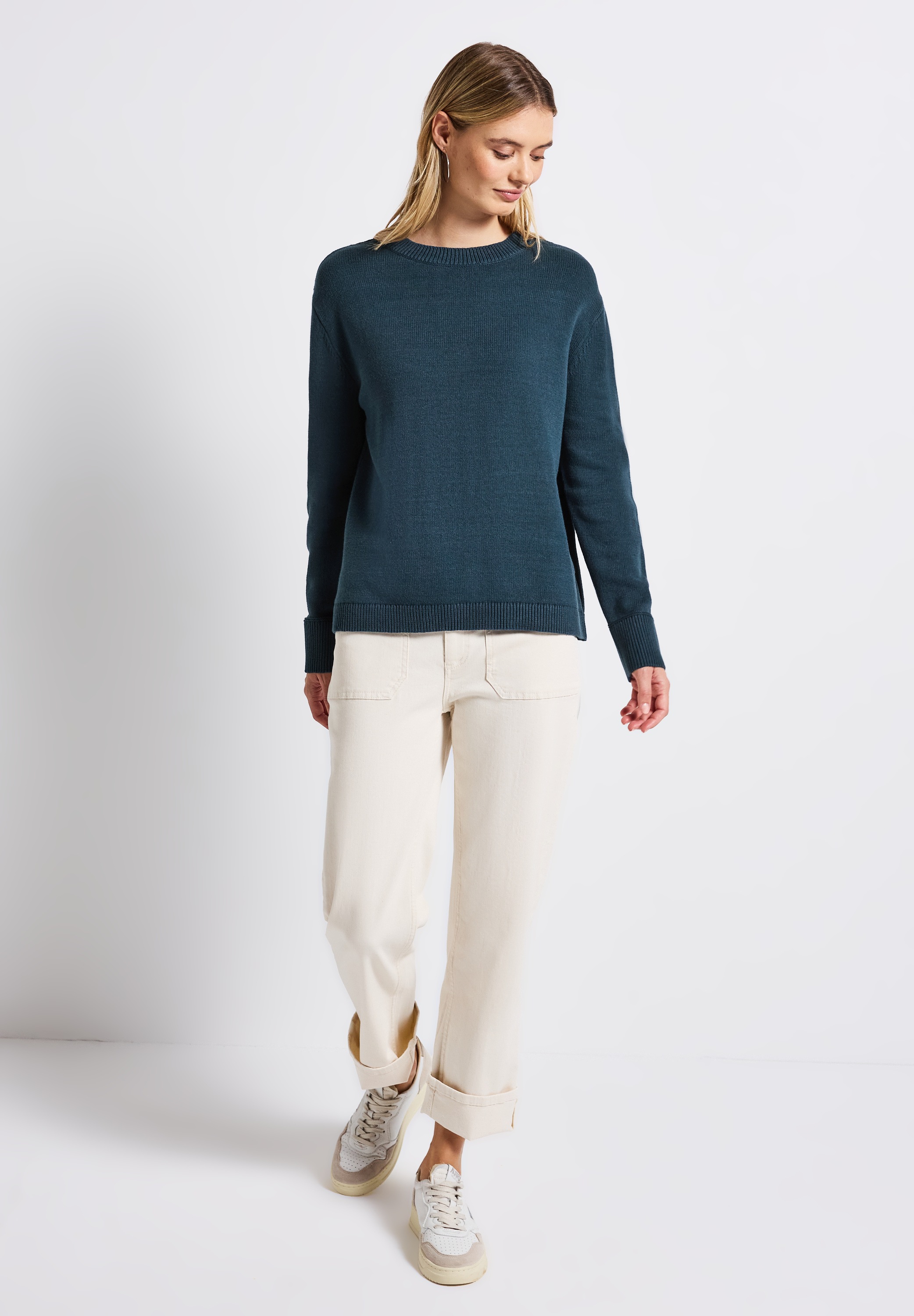 STREET ONE Strickpullover im soften Baumwoll-Mix