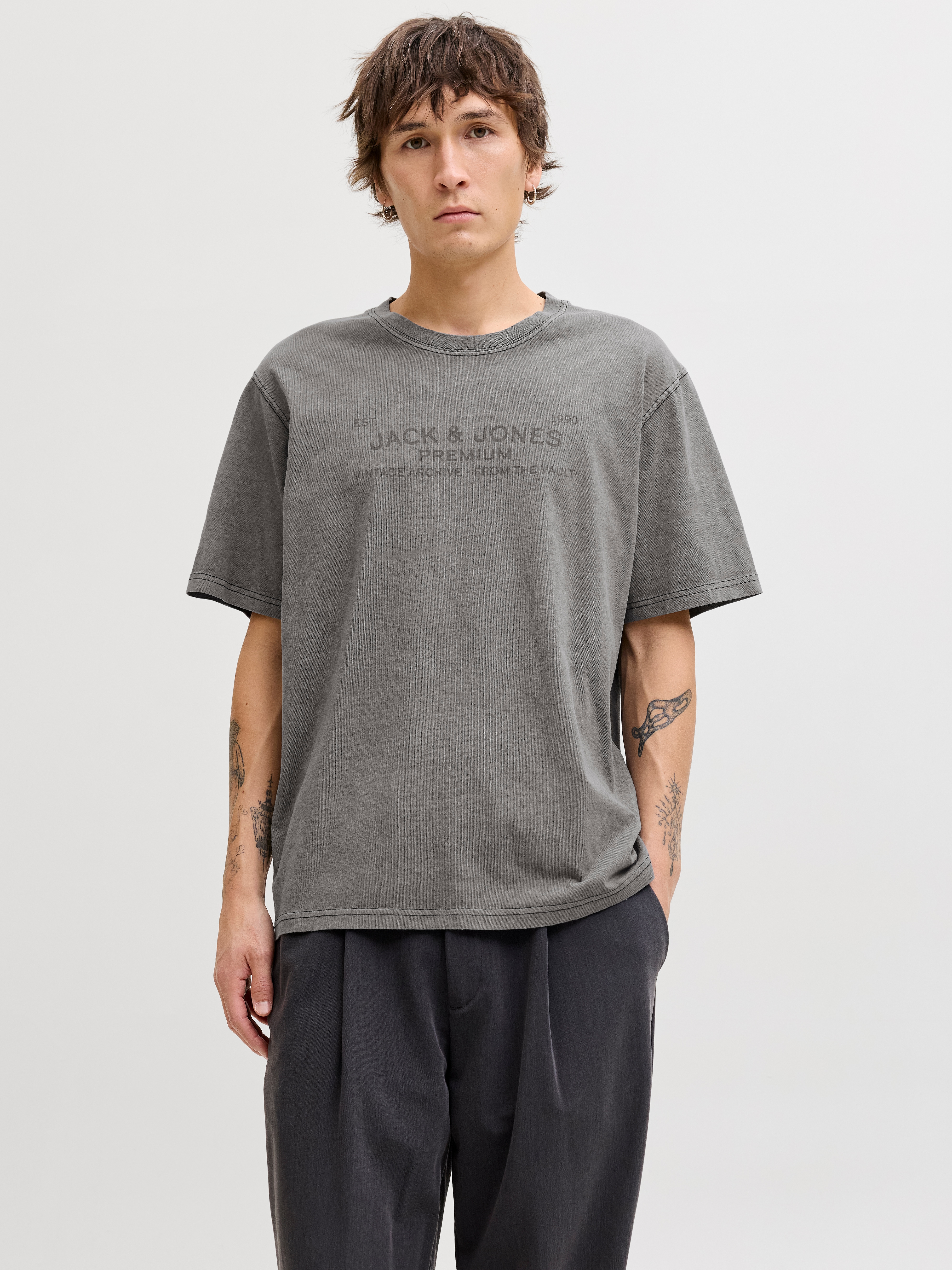 Jack & Jones T-Shirt "JPRBLUAIDEN SS TEE" Baumwolle, regular fit