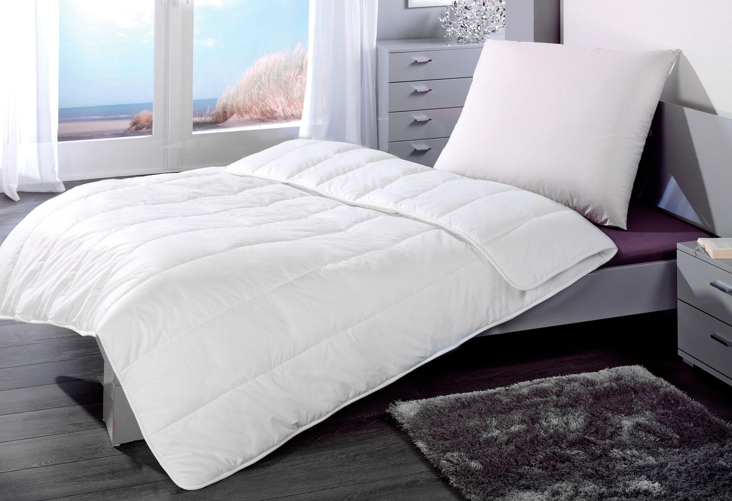 KBT Bettwaren Microfaserbettdecke + Kopfkissen "Sleep and Dream, 2-tlg" Dec günstig online kaufen