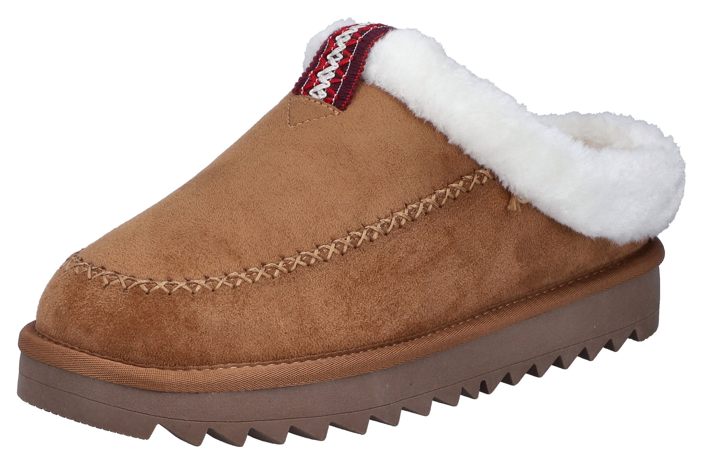 Rieker Plüsch Hausschuhe Pantoffel, Wohlfühlschuh, Homeslipper mit trendige günstig online kaufen