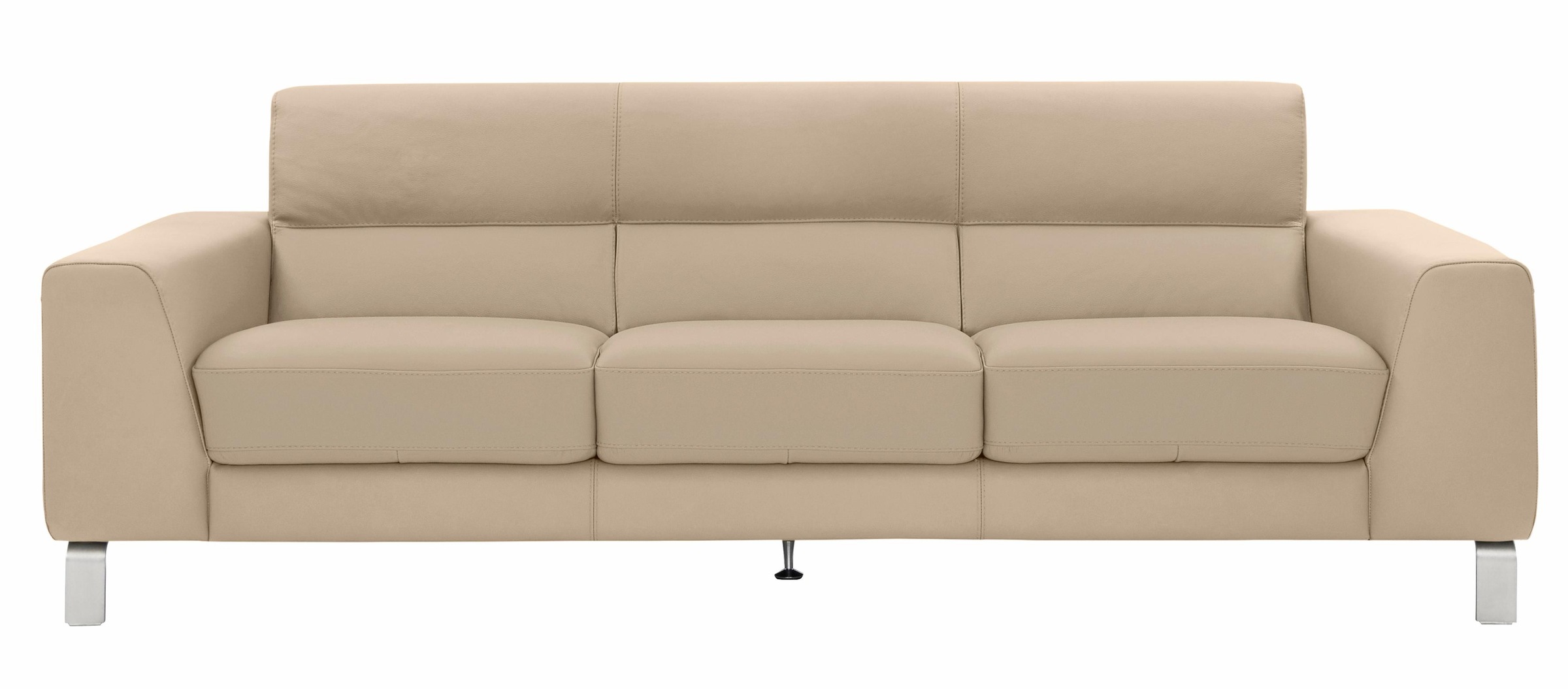 CALIA ITALIA 3-Sitzer »Simon, toller Sitzkomfort, italienisches Designsofa«, in zwei Lederqualitäten