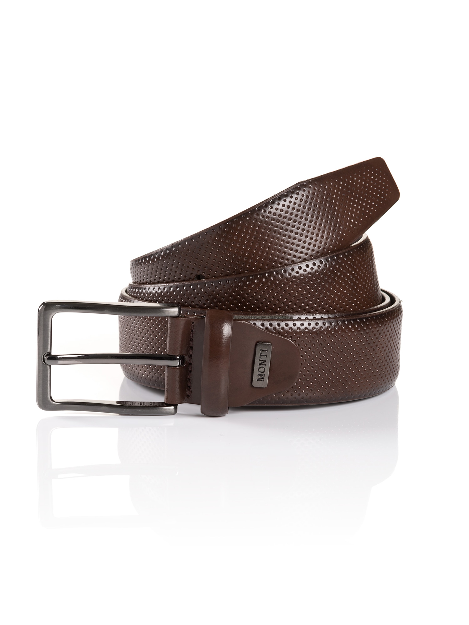 MONTI Synthetikgürtel "CAMBRIDGE" 3,5 cm breit, Klassisch-Business, kürzbar, bis Gr.125