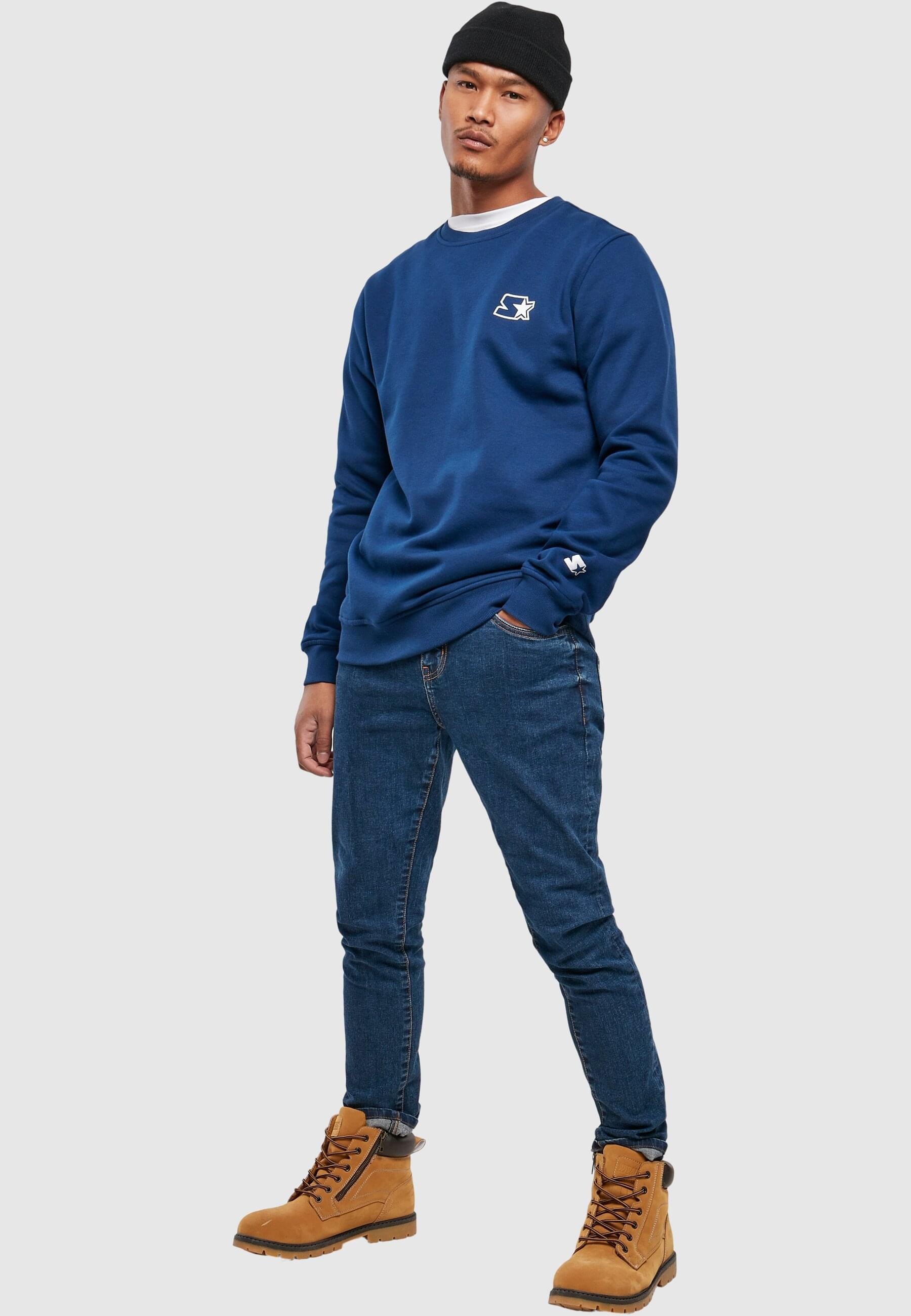 Starter Black Label Rundhalspullover »Starter Black Label Herren Starter Small Logo Crew«, (1 tlg.)