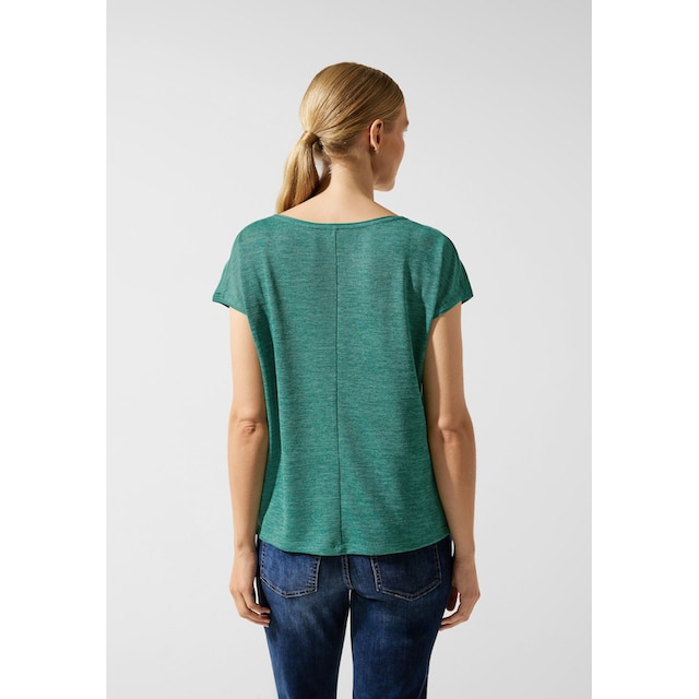 STREET ONE T-Shirt, in Unifarbe bestellen | BAUR