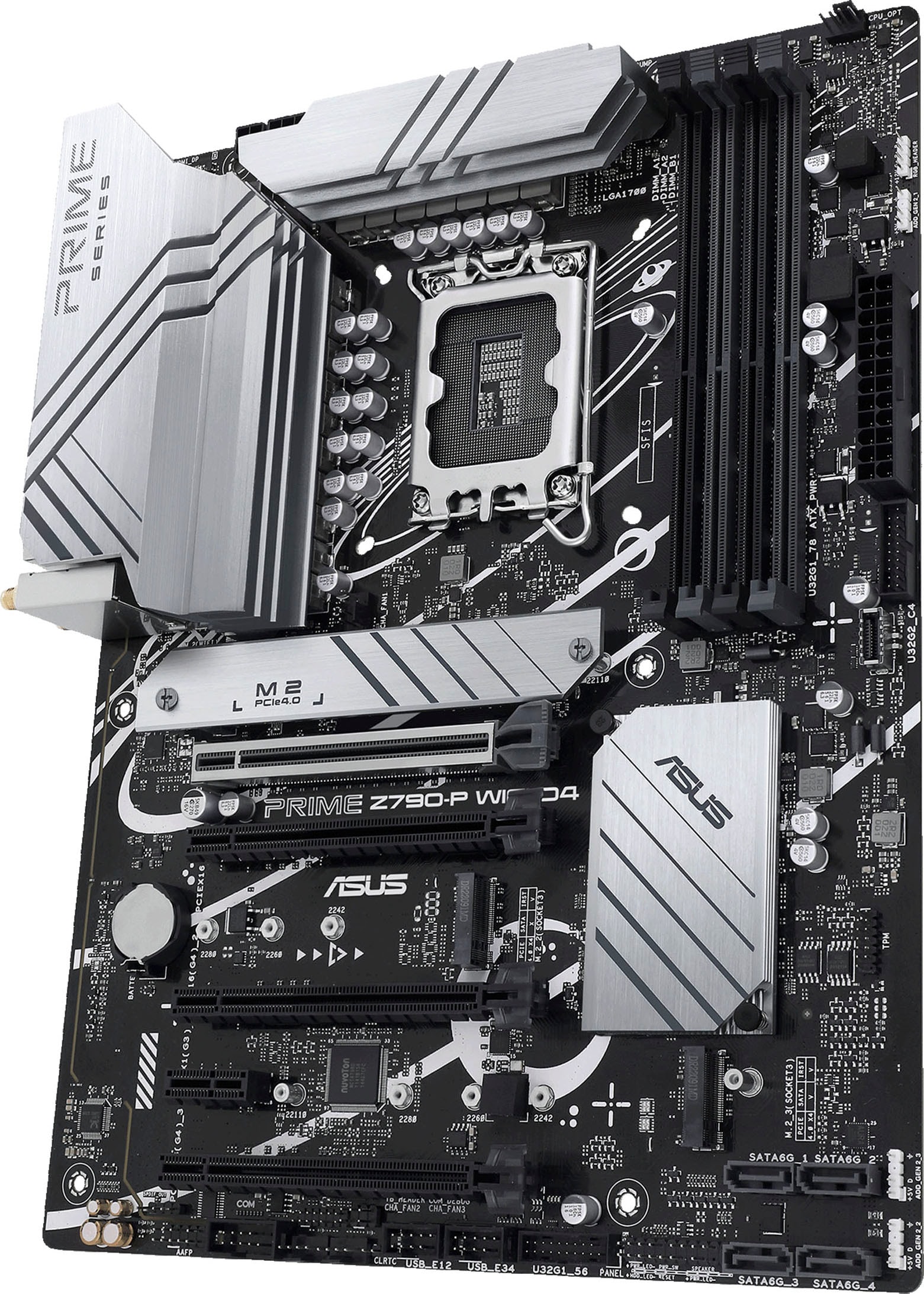Asus Mainboard »PRIME Z790-P WIFI D4«, CIe 5.0, DDR4 Speicher, 3x M.2, WiFI 6, HDMI, DisplayPort