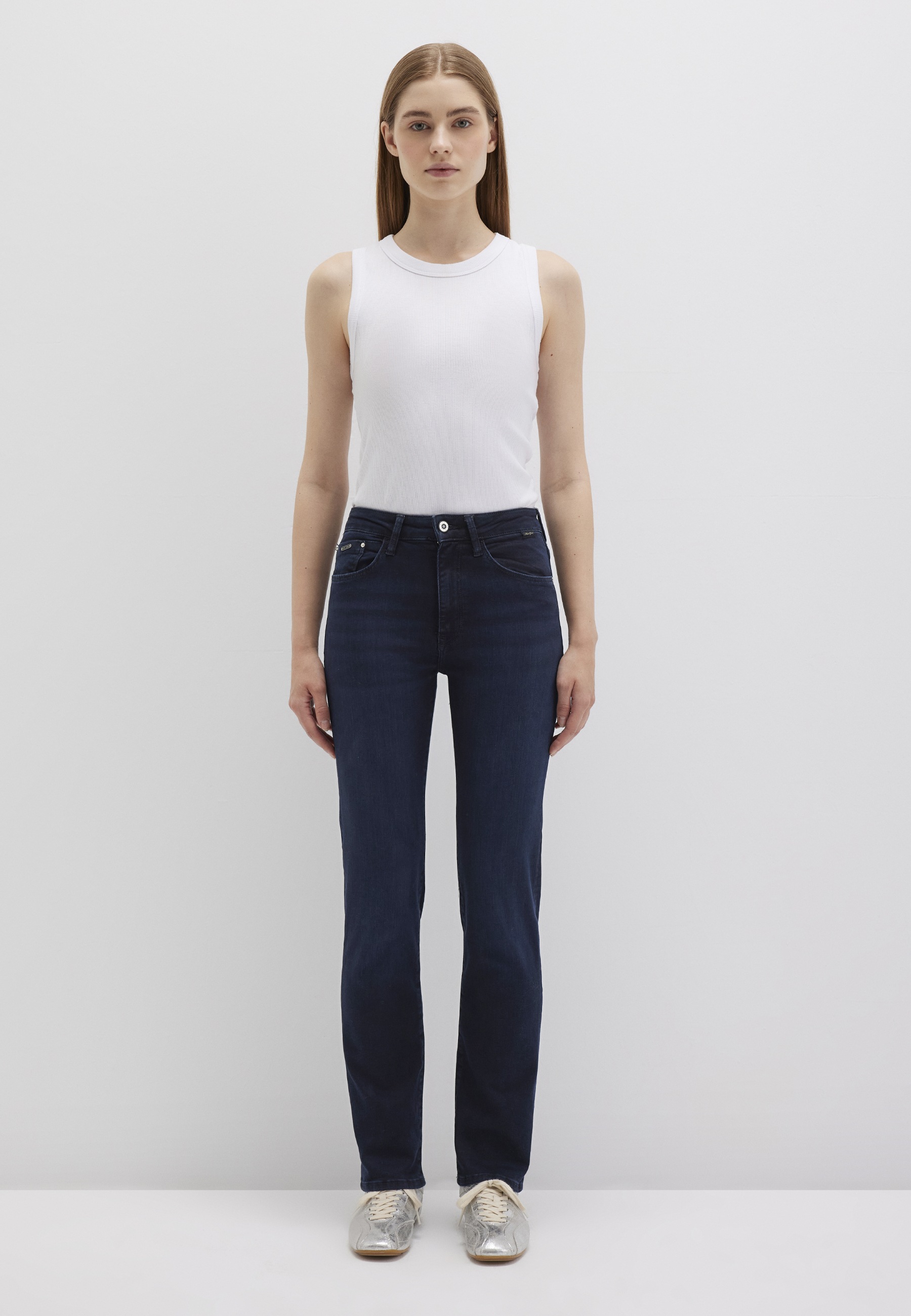 Mavi Straight-Jeans »KENDRA«, gerde Form