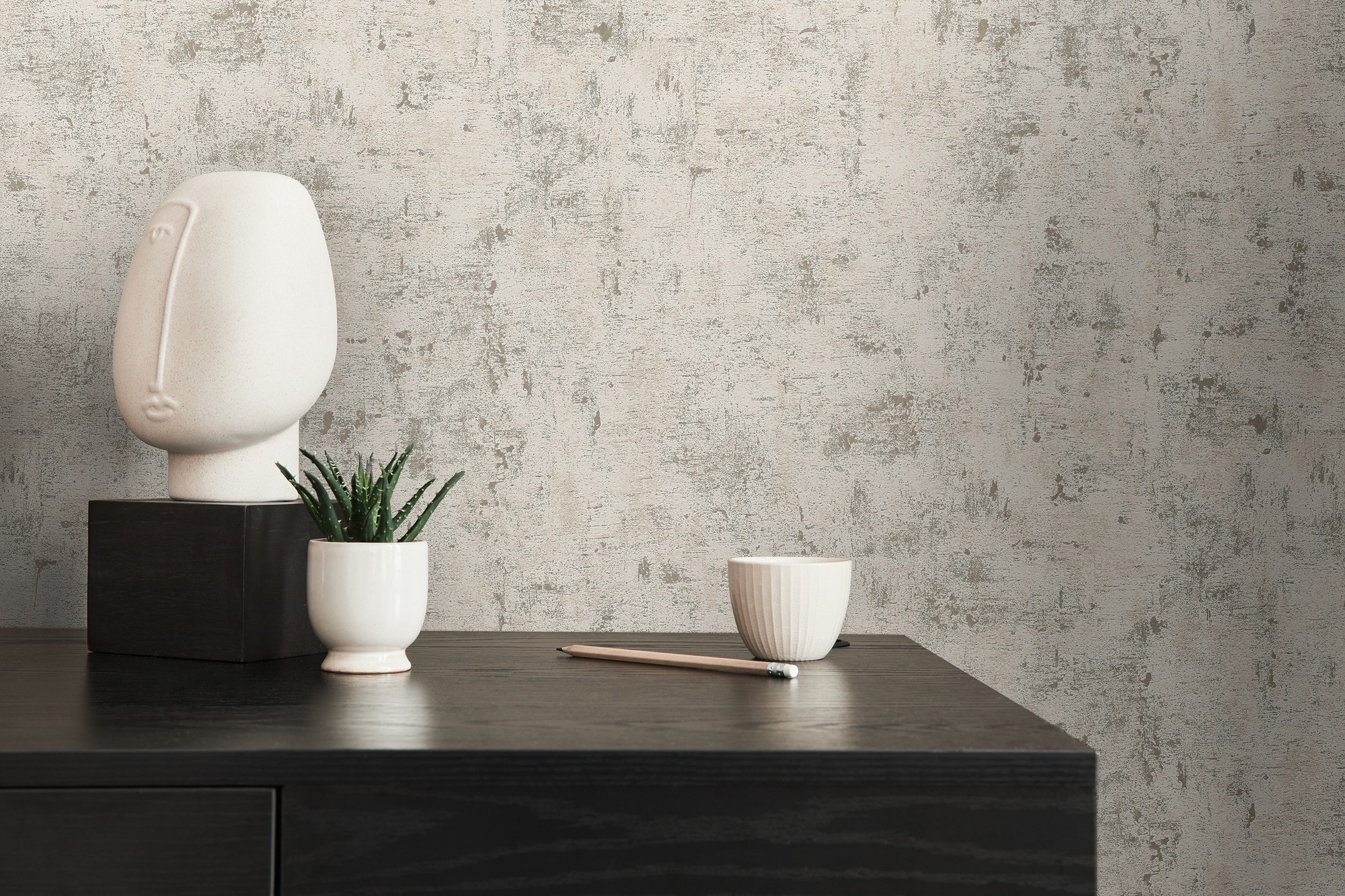 A.S. Création Vliestapete »Jade 2 Struktur-Tapete Unitapete Putzoptik Putzoptik« leicht glänzend strukturiert Vliestapete einfarbig für Schlafzimmer Küche Wohnzimmer Struktur Flur