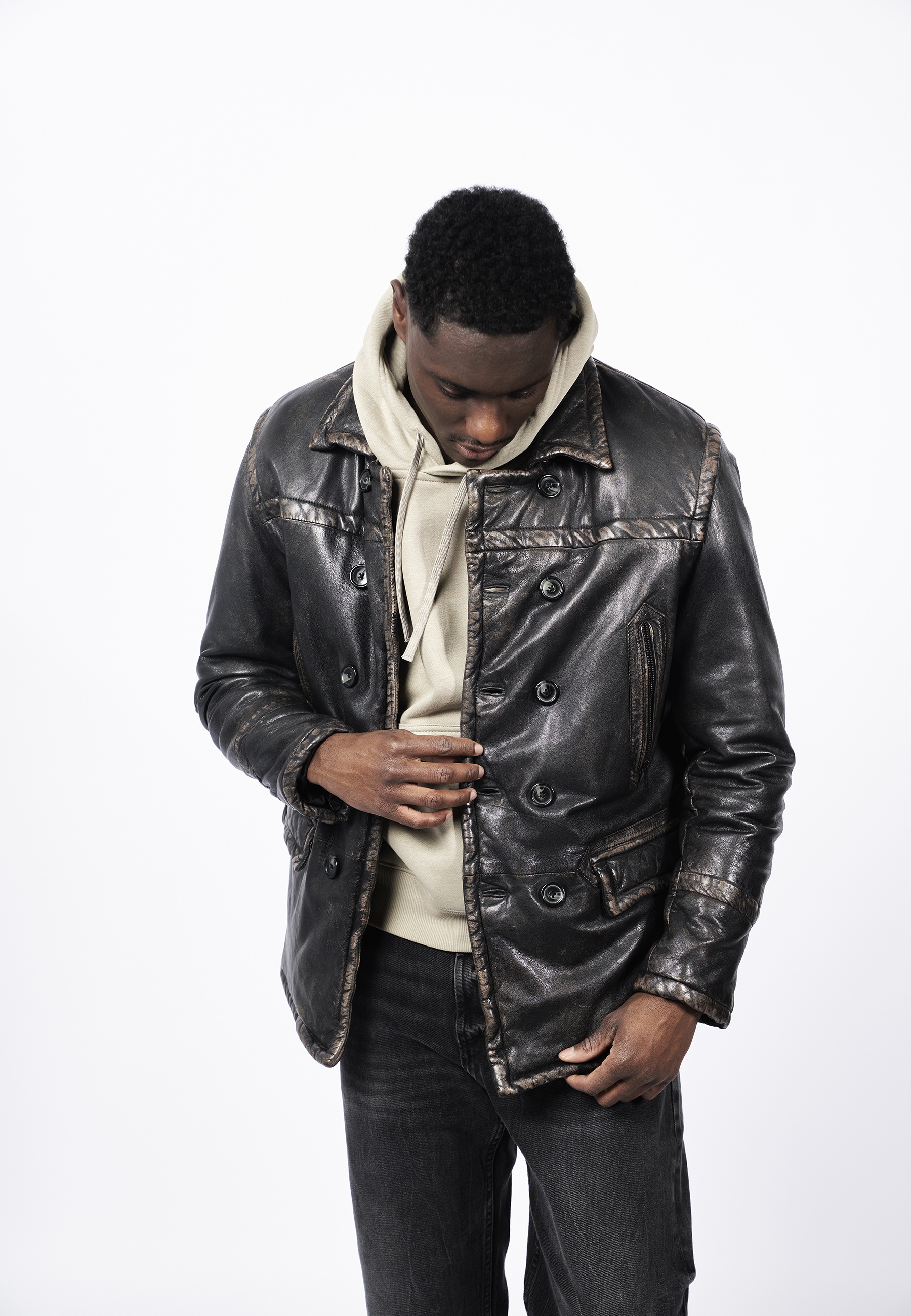 Freaky Nation Lederjacke "Bulles Eye-FN" günstig online kaufen