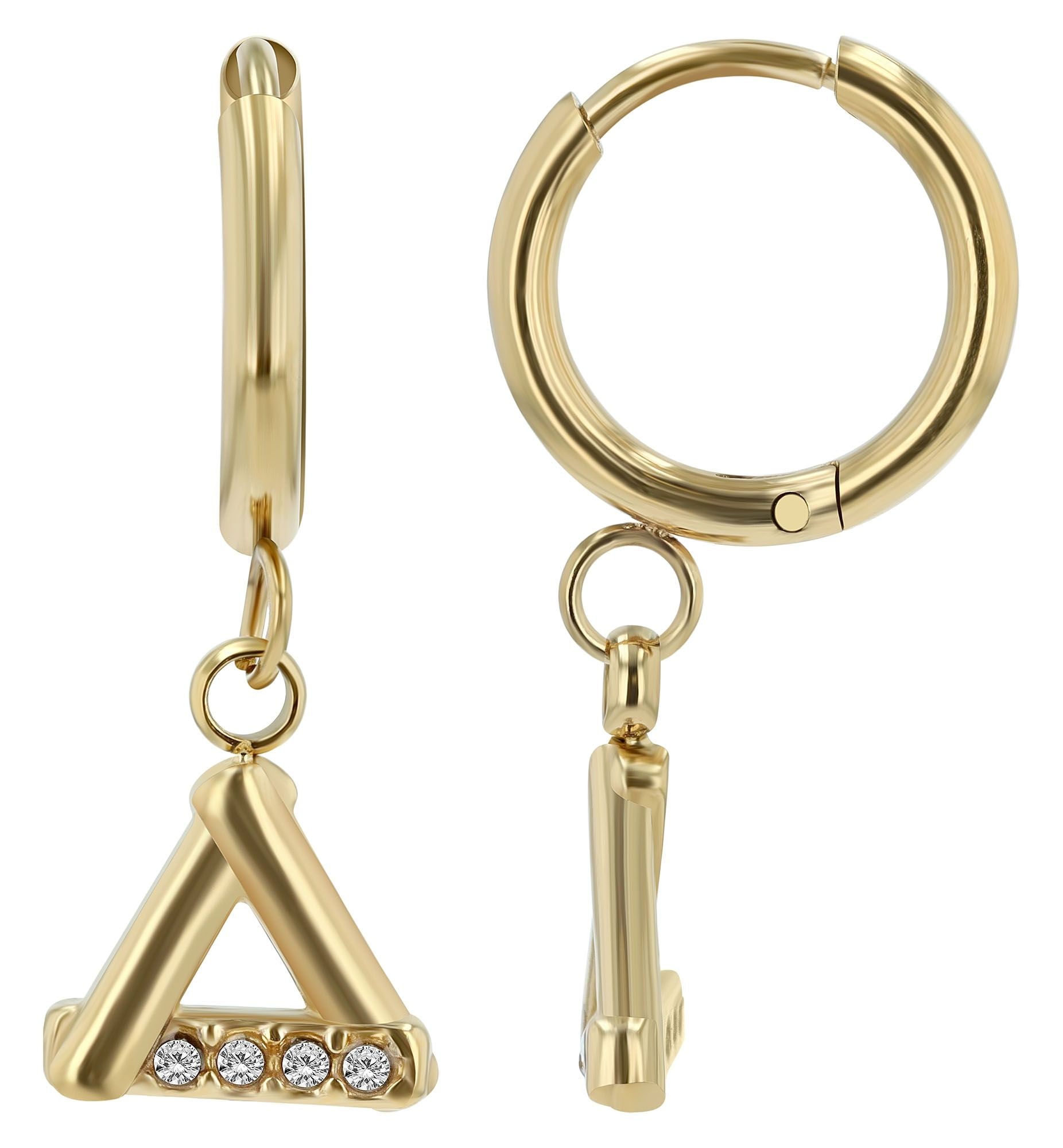 Adelia´s Kettenanhänger »Damen Anhänger aus Edelstahl mit Strass Steinchen« ()  Ein Geschenk, das Freude macht