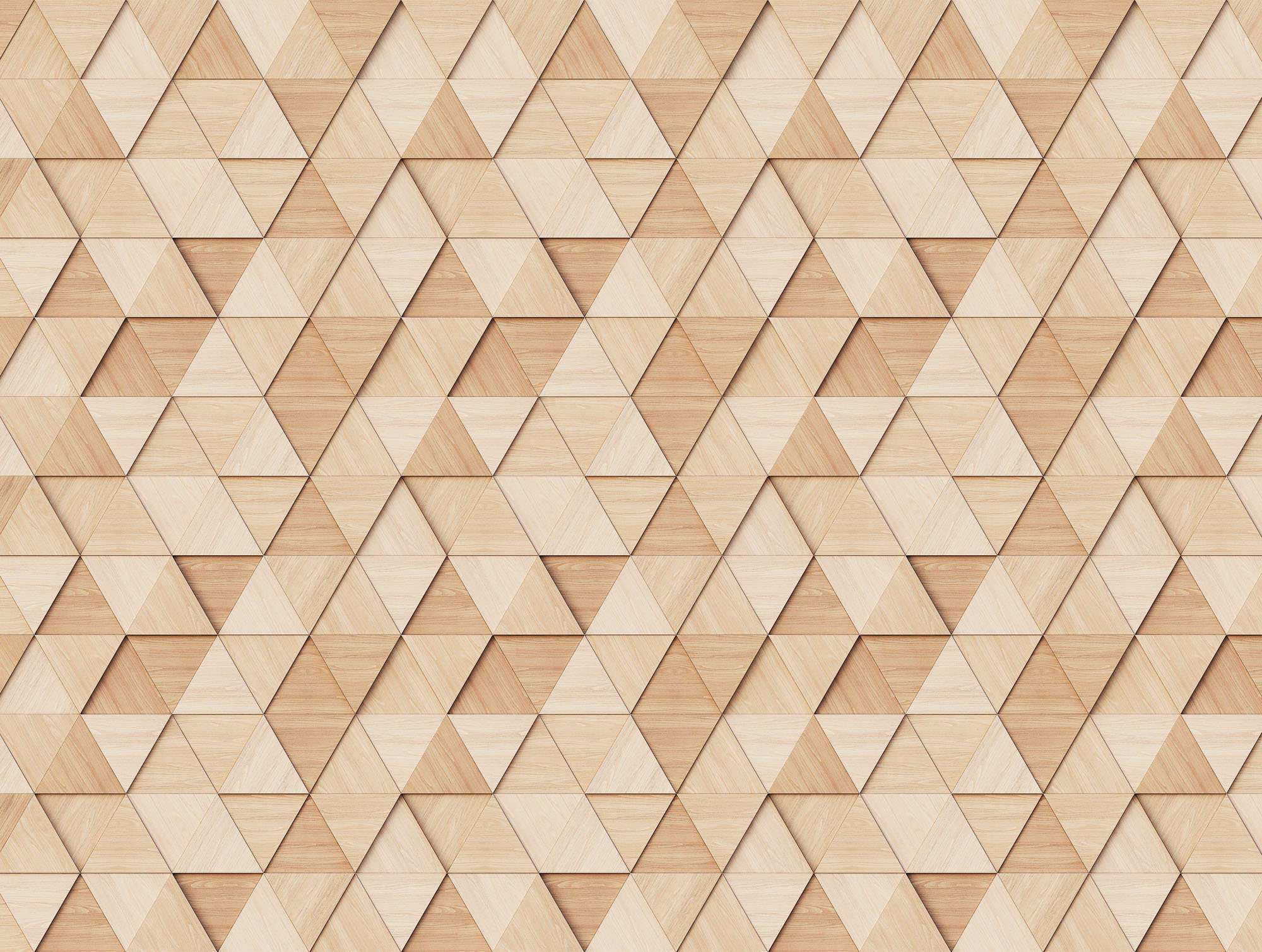 living walls Fototapete "The Wall" 3D-Optik geometrisch matt glatt Fototapete Geometrisch Tapete 3D Tapeten Wohnzimmer modern Flur Design