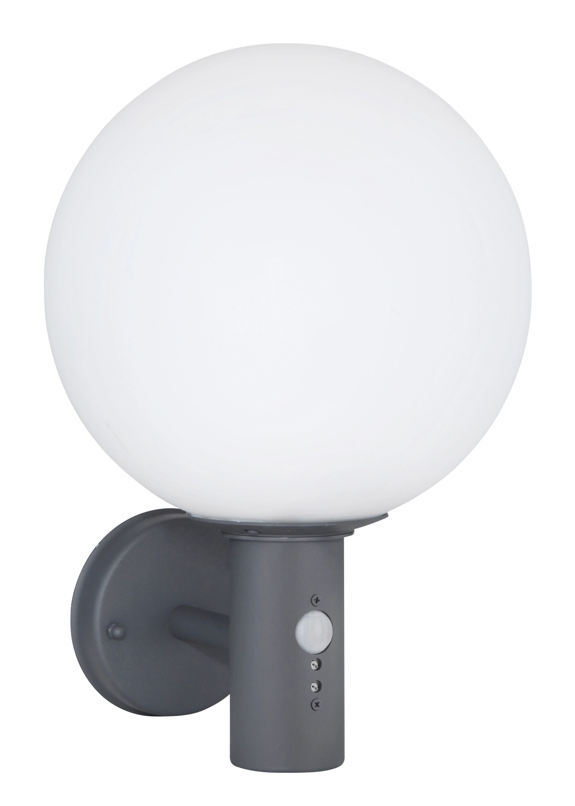 GLOBO LIGHTING LED Außen-Wandleuchte "OSSY", 1 Stk., grau, Leuchten, Wandlampe mit Bewegungsmelder, Sensor, automatisches Einschalten