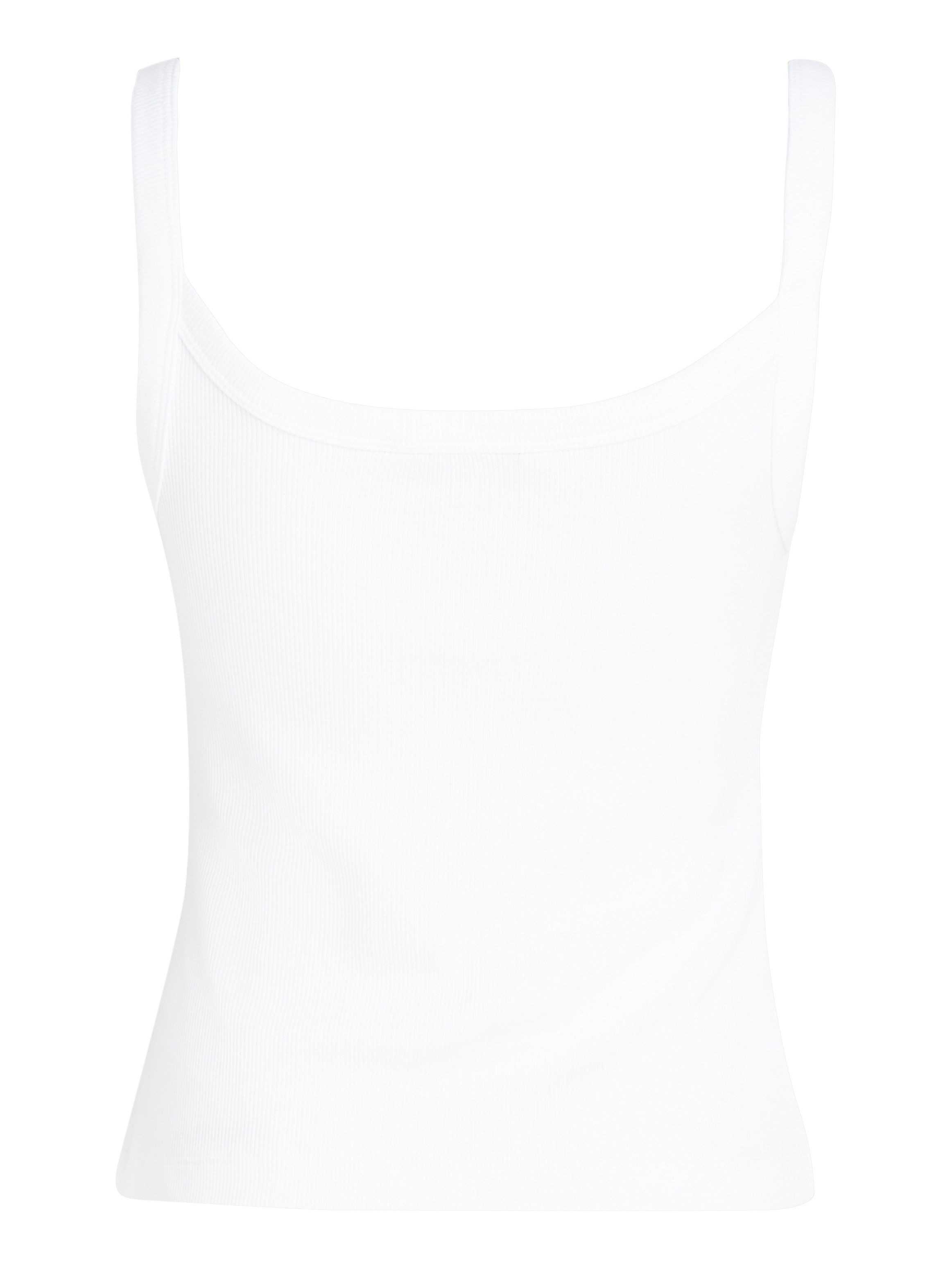 Calvin Klein Jeans Spaghettitop »WOVEN LABEL RIB TANK«, mit Logopatch