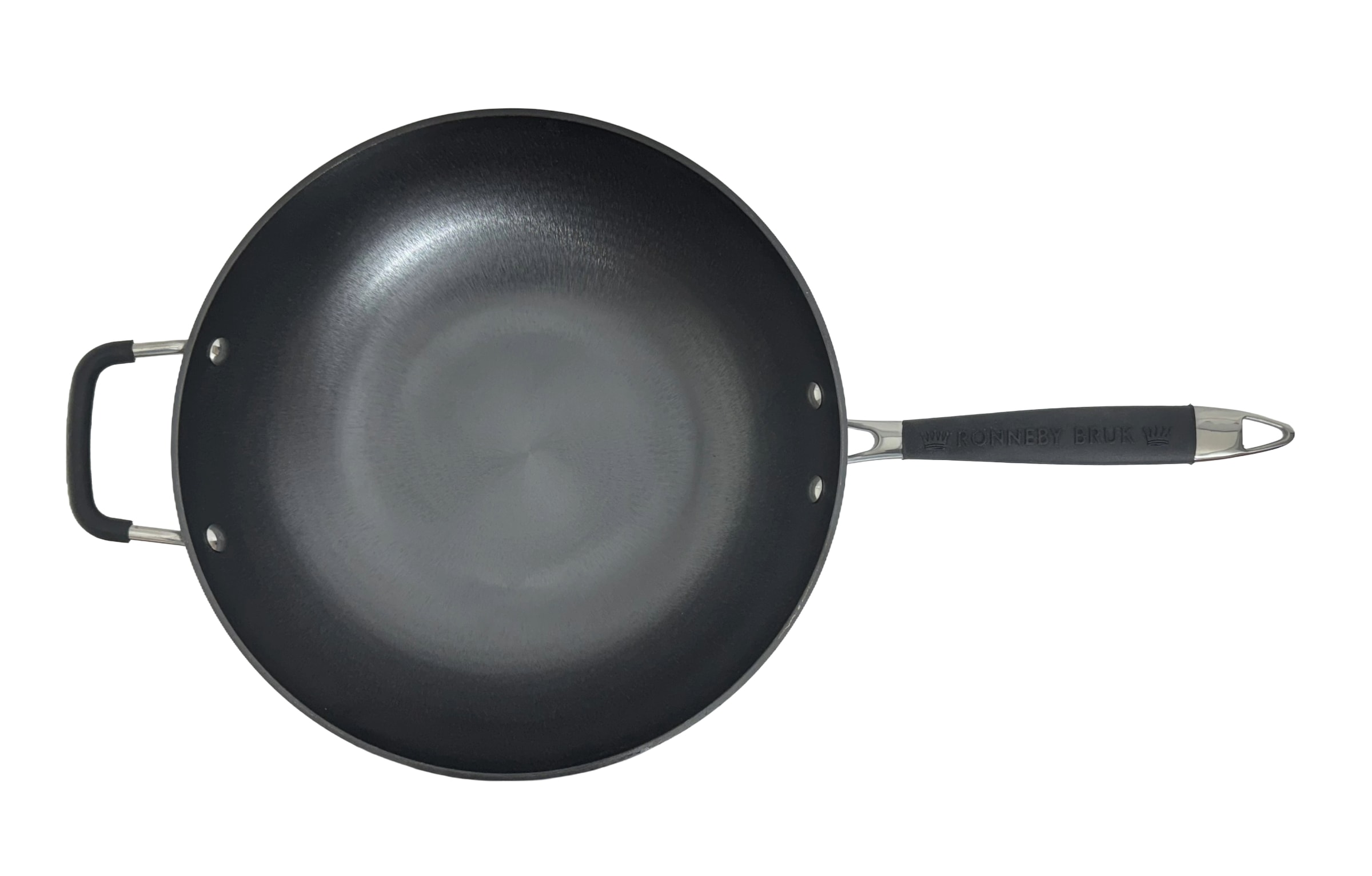 Ronneby Bruk Wok »Ultra Light Wok-Pfanne, mit silikonummanteltem Griff« Gusseisen 1 tlg.