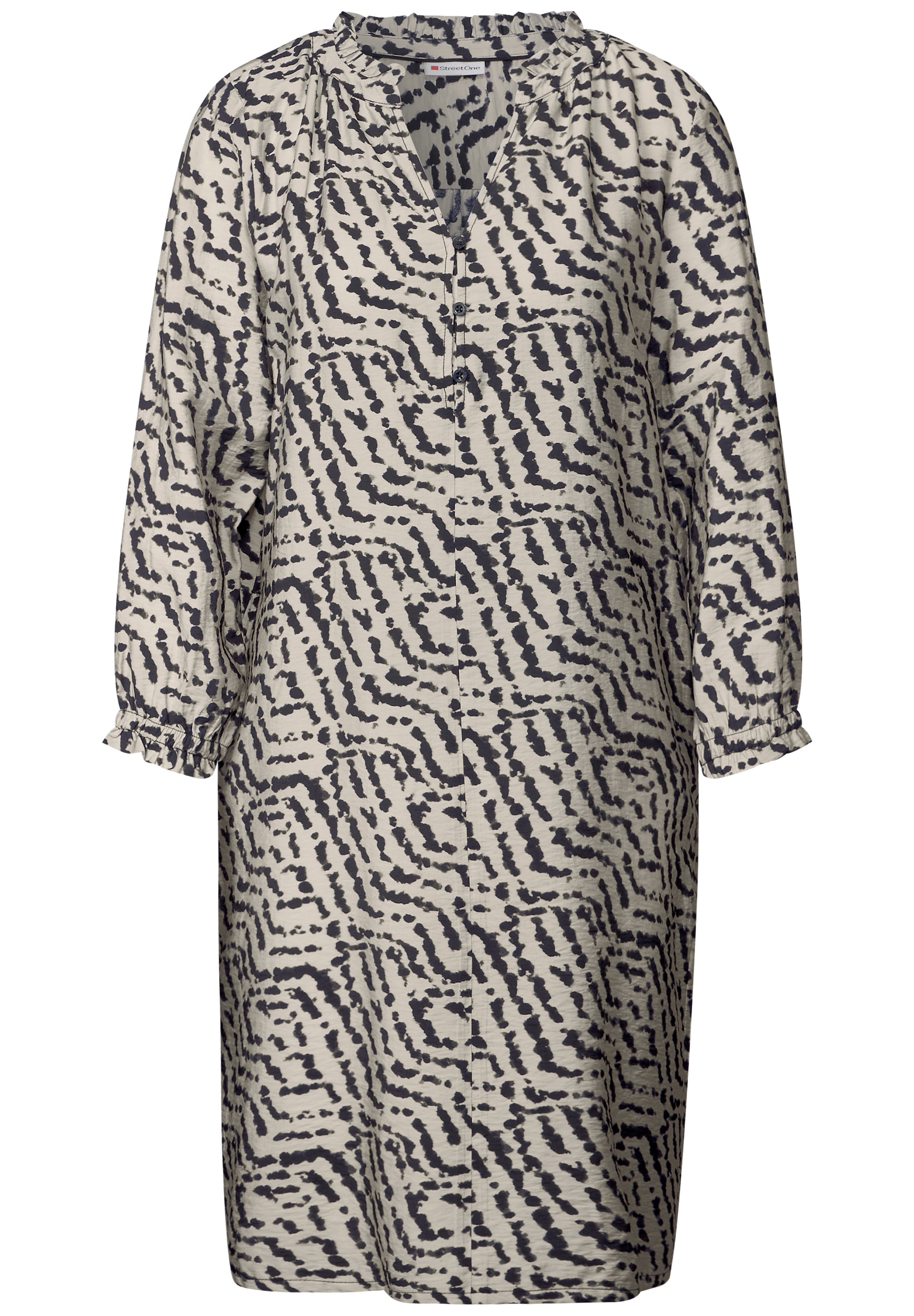 Thumbnail - STREET ONE Blusenkleid Eingrifftaschen knielang