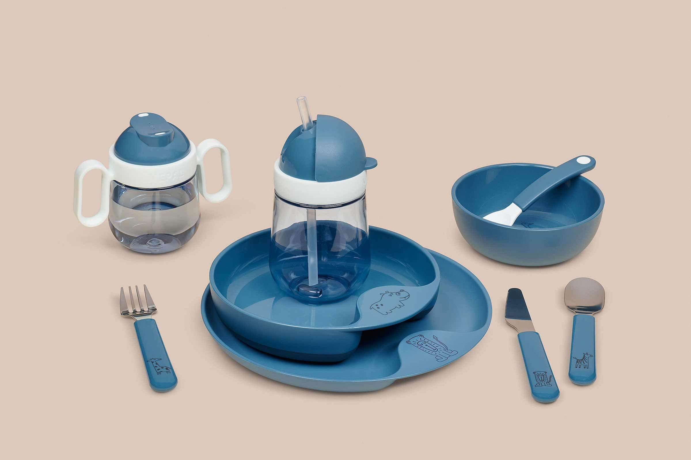 Mepal Kinderschale »Kinderschale mit Fütterlöffel Mio 3er Set«