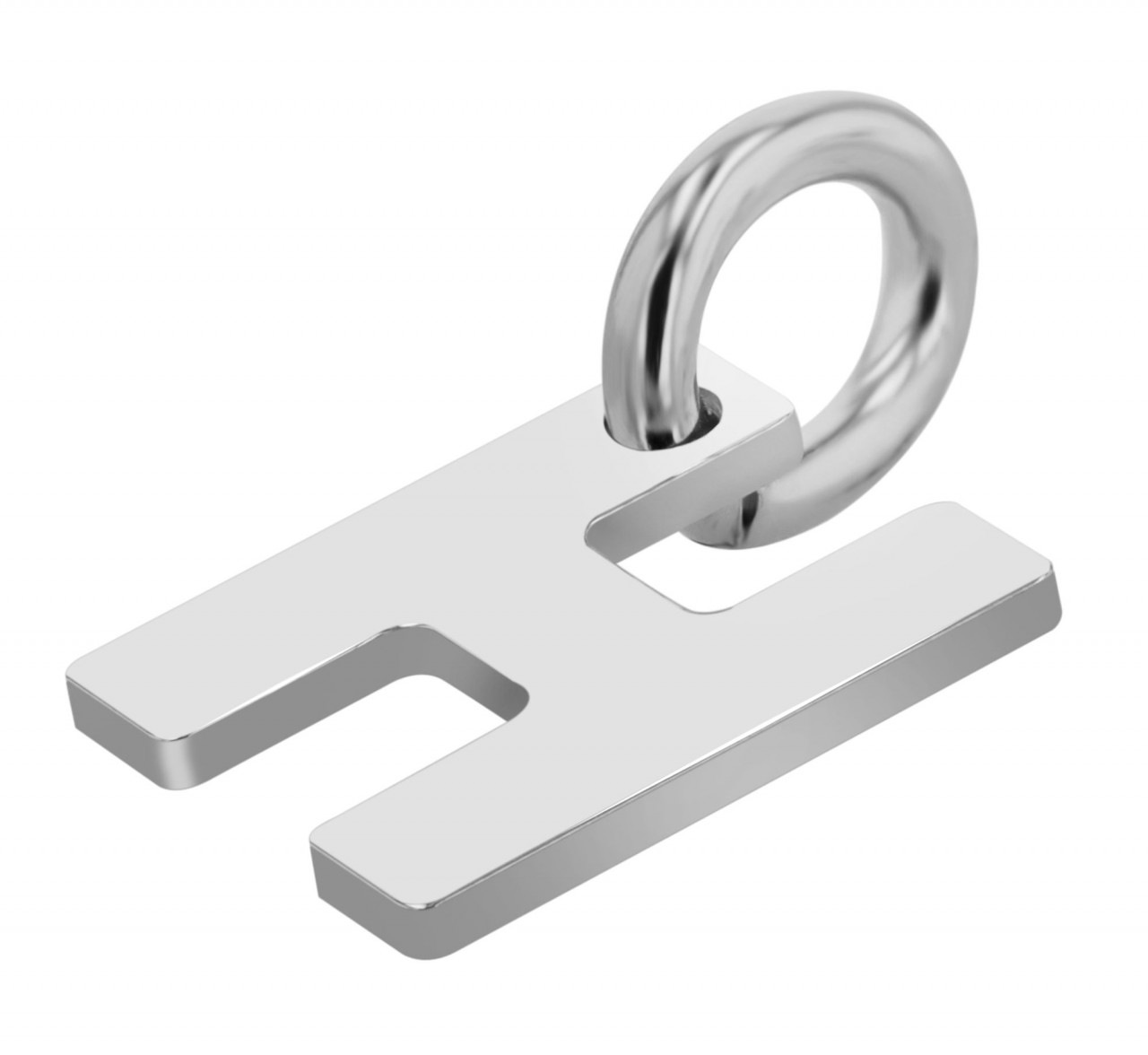 Adelia´s Kettenanhänger »moderner Buchstabe Anhänger aus 925 Sterling Silber«