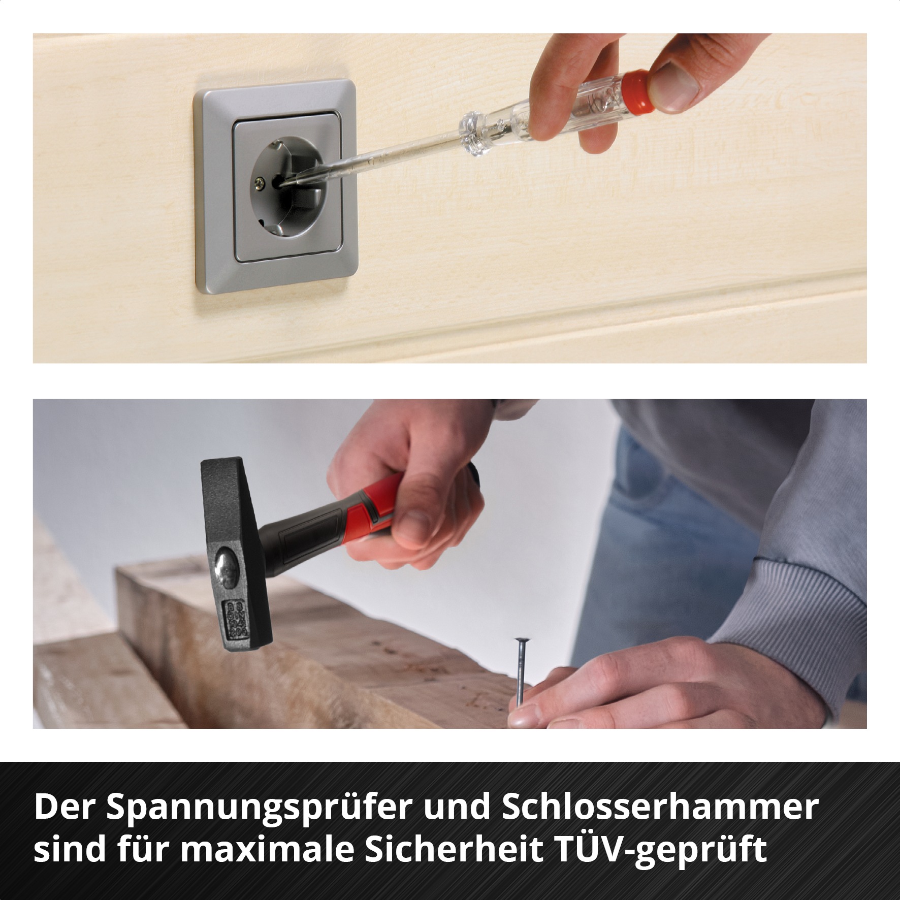 Einhell Werkzeugset »E-CASE«, (80 tlg.), Kompatibel mit dem Einhell E-Case System