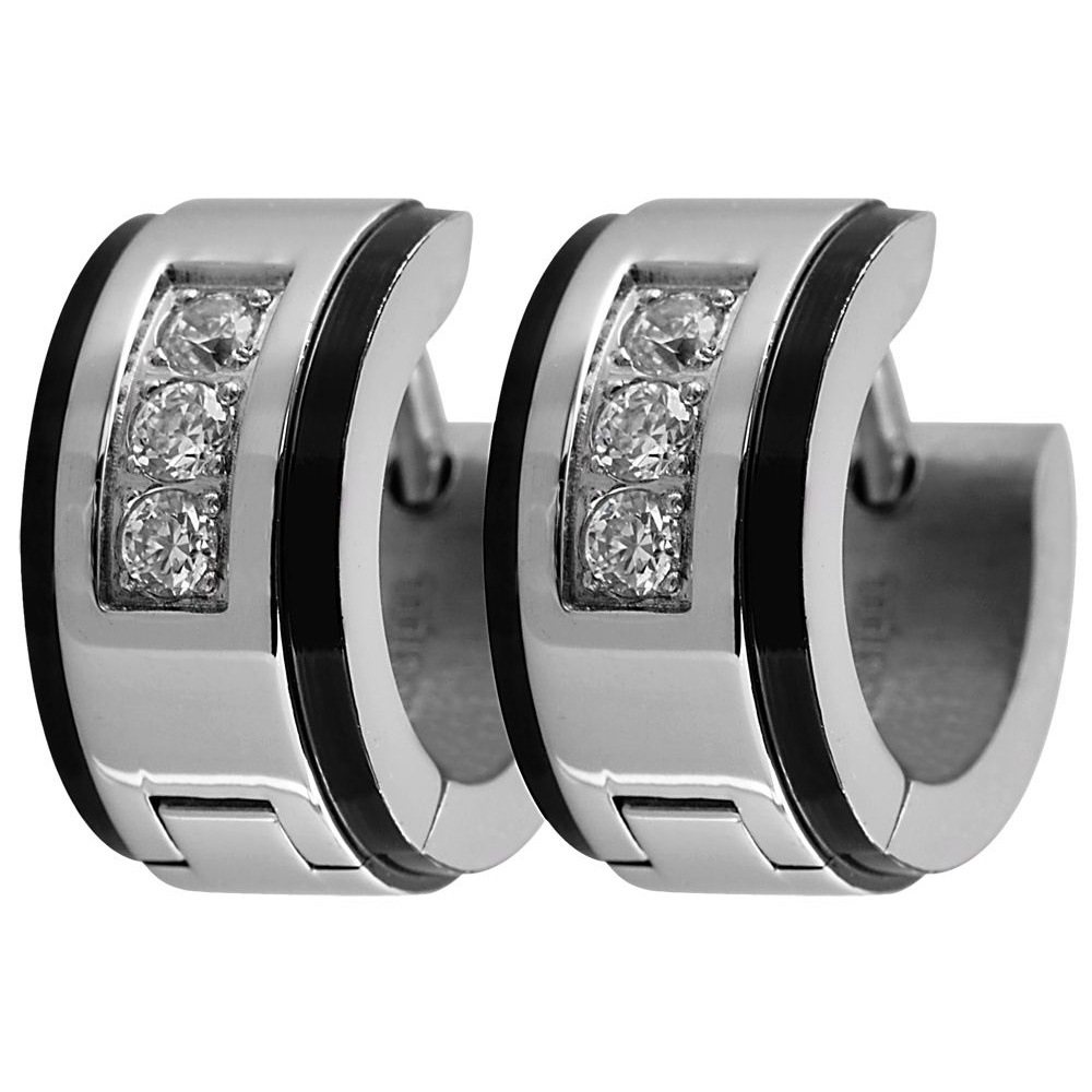 Adelia´s Klappcreolen »Damen Ohrringe – Klappcreole aus Edelstahl« Schöne Geschenkidee zum Geburtstag