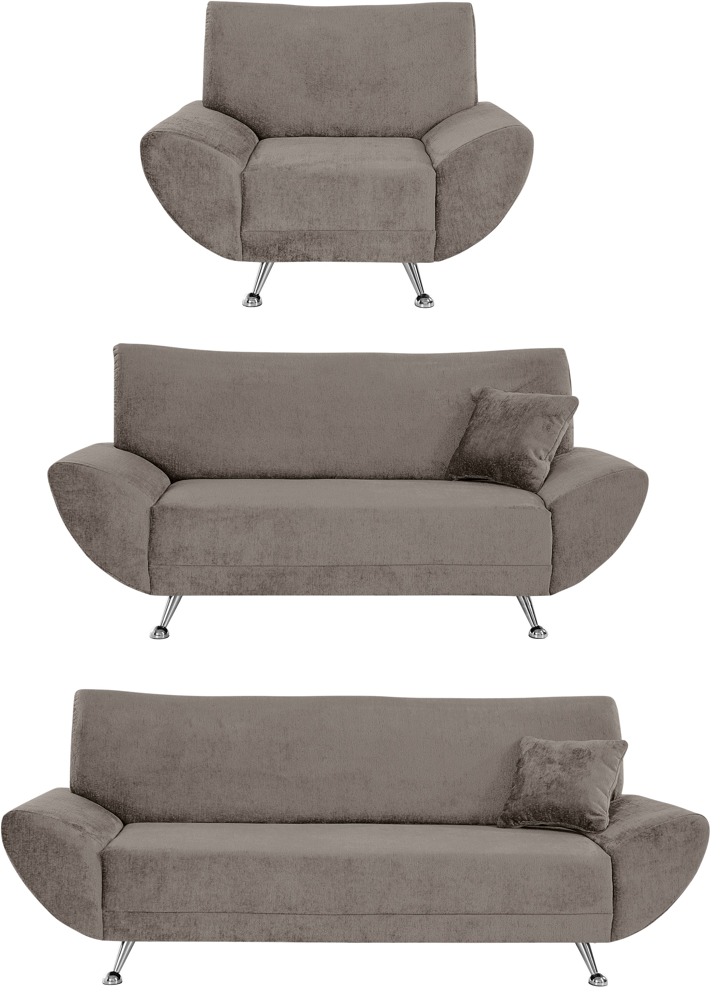 Home affaire Polstergarnitur "Saltare elegant und komfortabel, OTTOs Choice günstig online kaufen