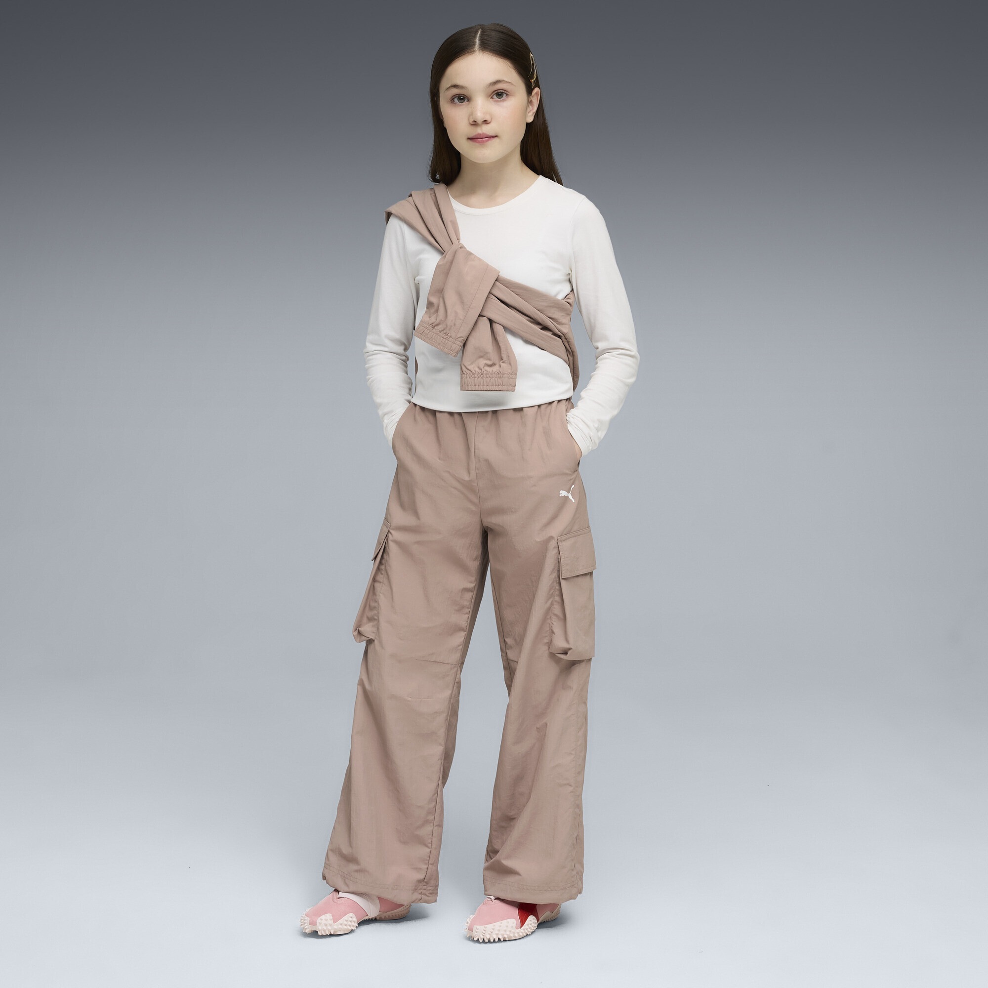 PUMA Sporthose »T7 Relaxed Cargohose Mädchen«