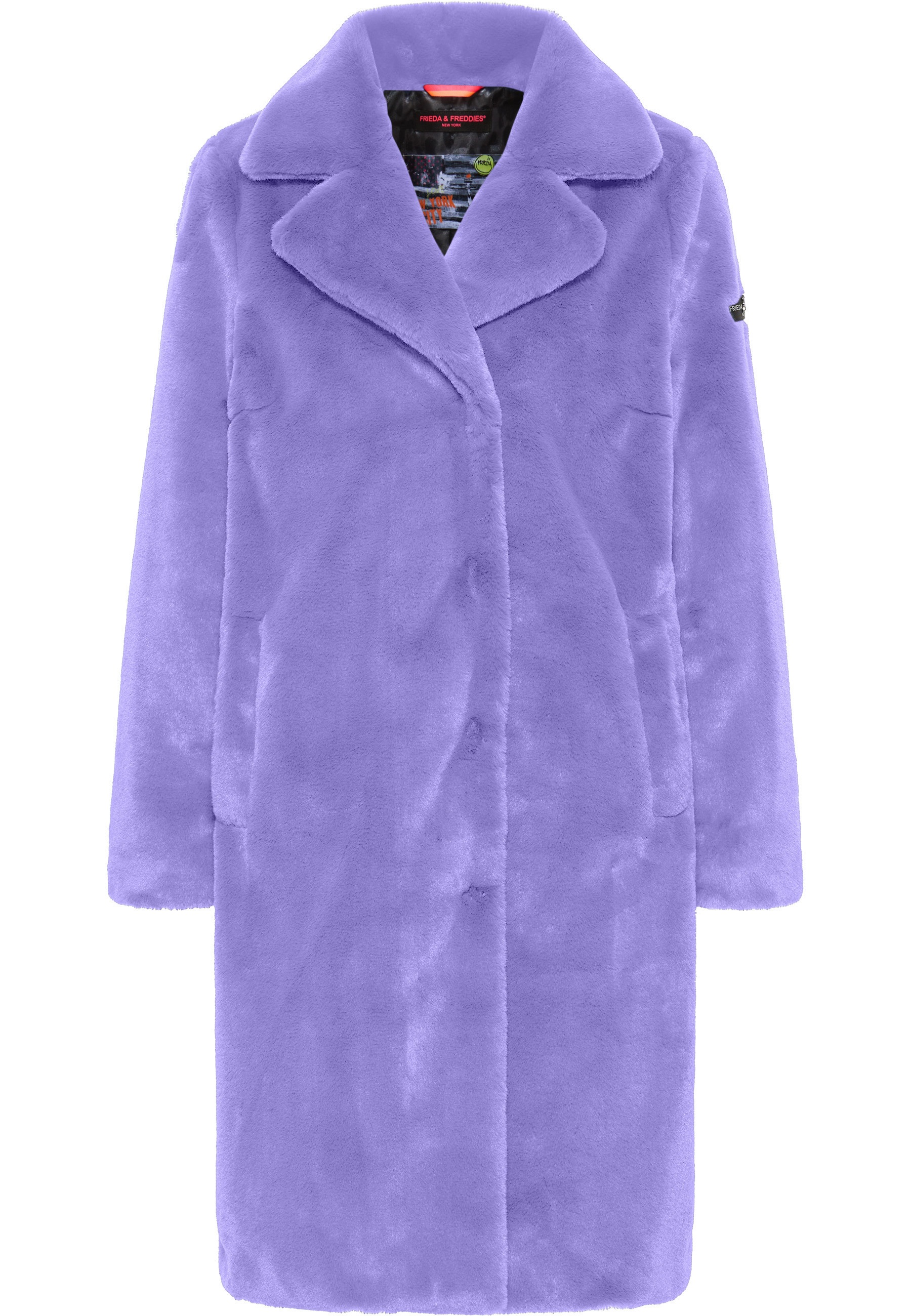 Frieda & Freddies Fellimitatmantel »Fake Fur Coat / Moon-river2«, mit klassischem Design
