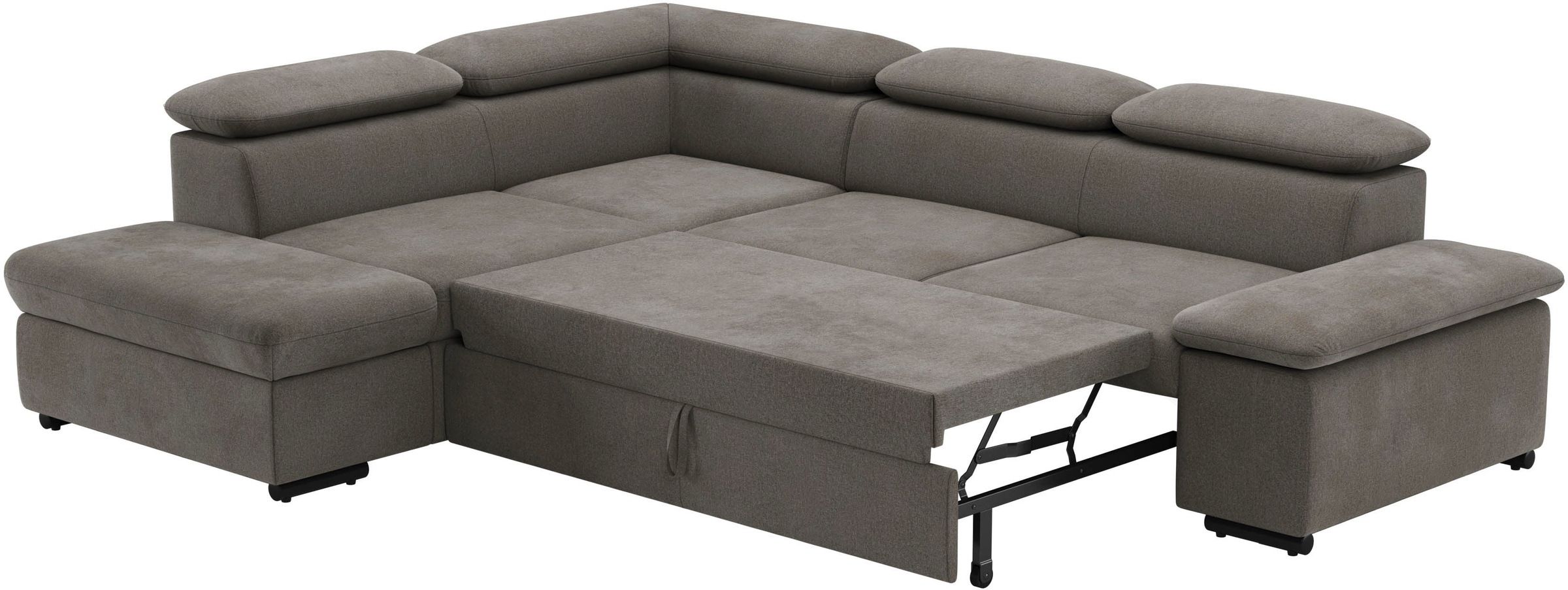 sit&more Ecksofa »Alcudia L-Form«, mit Armteilverstellung, optional Kopfteilverstellung und Bettfunktion
