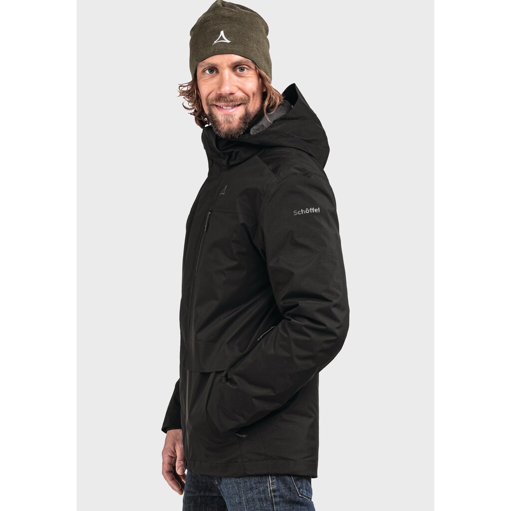 Schöffel Doppeljacke »3in1 Parka Barth M«, mit Kapuze