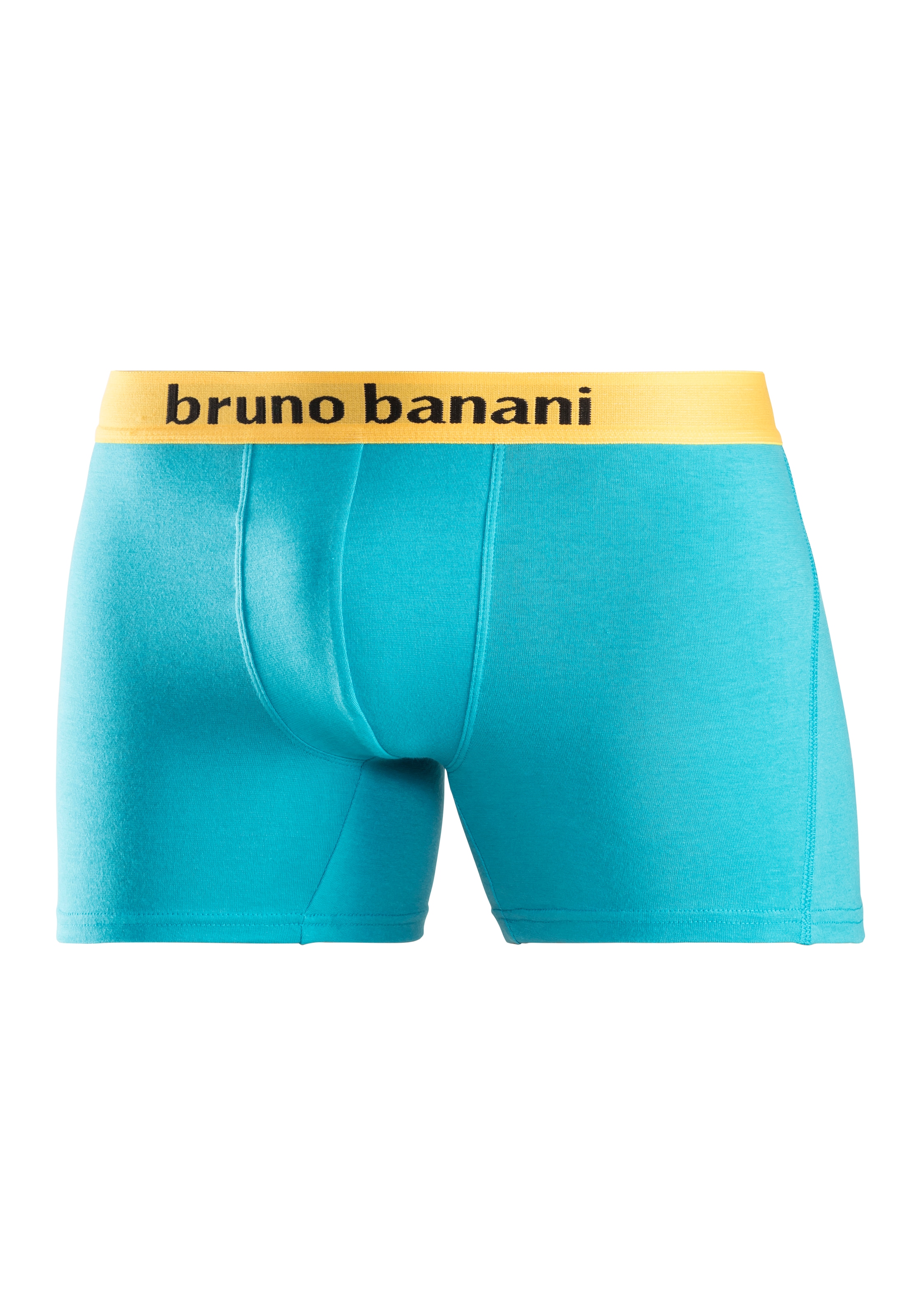 Bruno Banani Boxer »Unterhose für Herren«, (Packung, 4 St.), mit längerem Bein und auffälligen Logobund