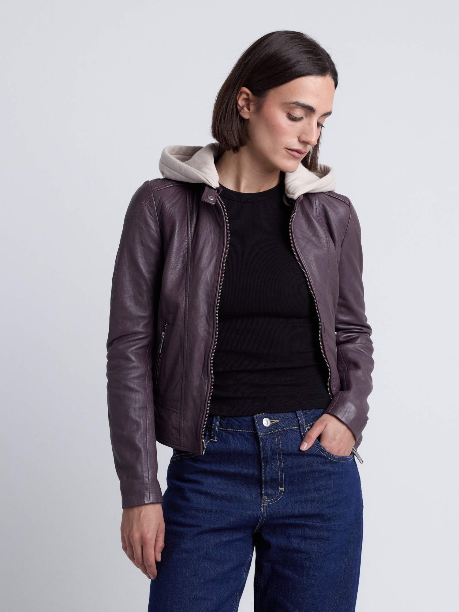 Maze Lederjacke »42024107«