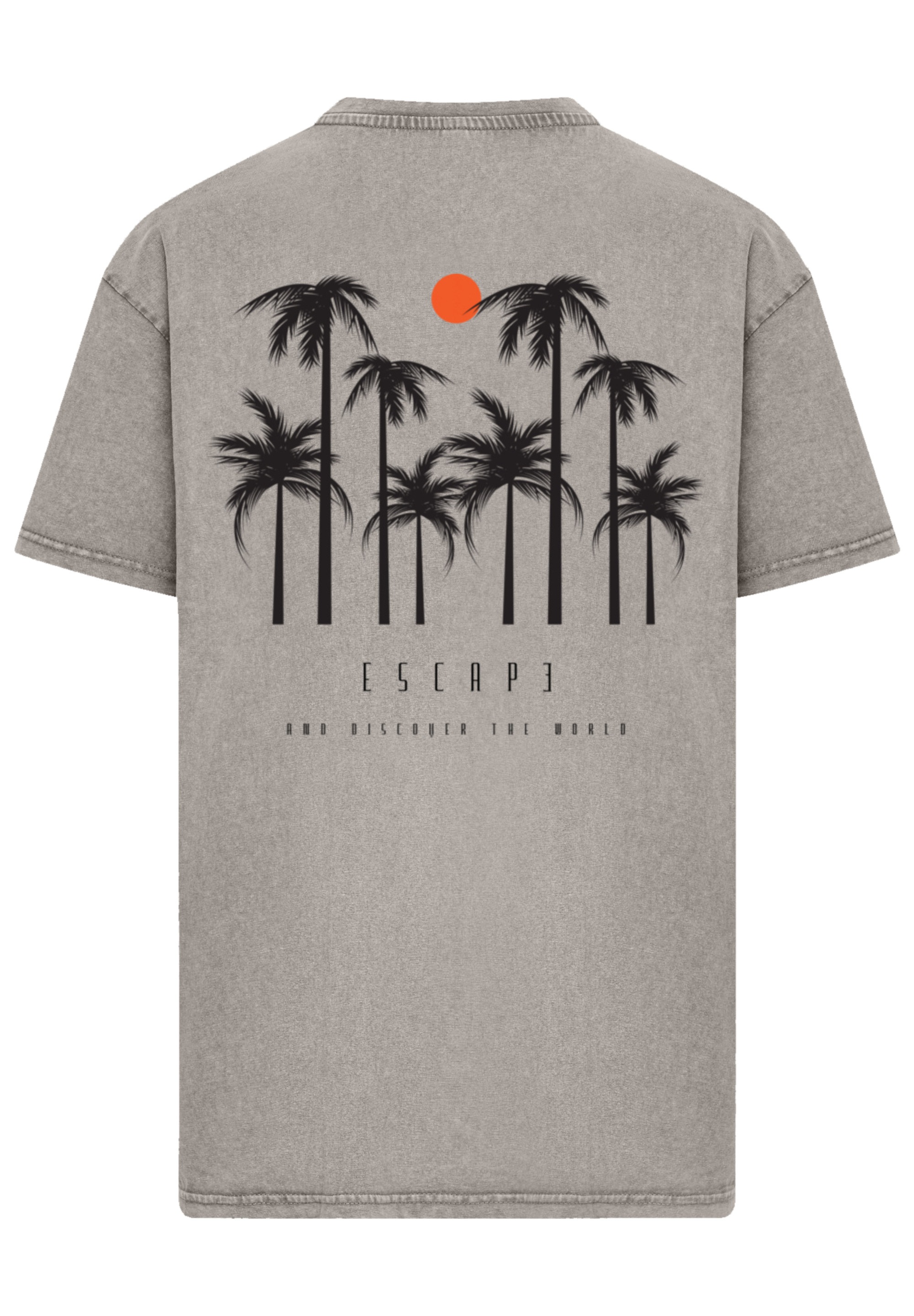 F4NT4STIC T-Shirt "Oversize Escape Discover the World Palm Trees", Discover günstig online kaufen