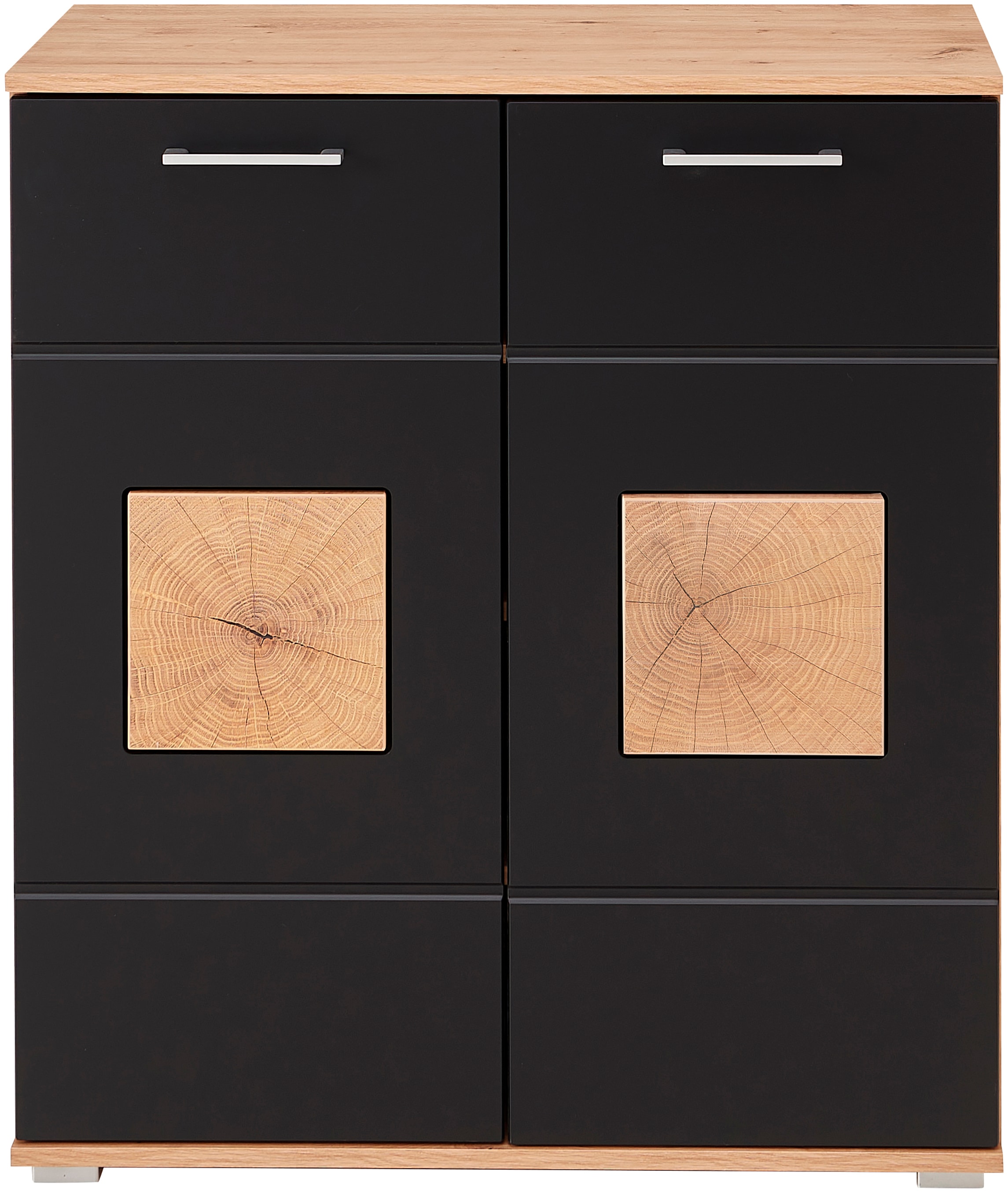 Innostyle Schuhschrank »Fun Schuhschrank, 84x95x38cm (B/H/T)«, (1 St.), 2 türig, 4 Einlegeböden, Softclose, ABS Kantenschutz