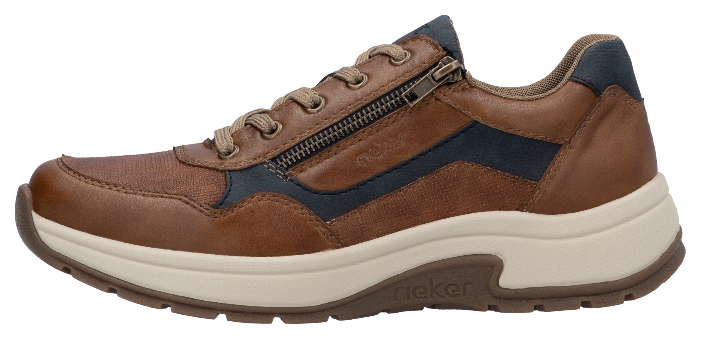 Rieker Sneaker, Halbschuh, Freizeitschuh, Schnürschuh in bequemer Form