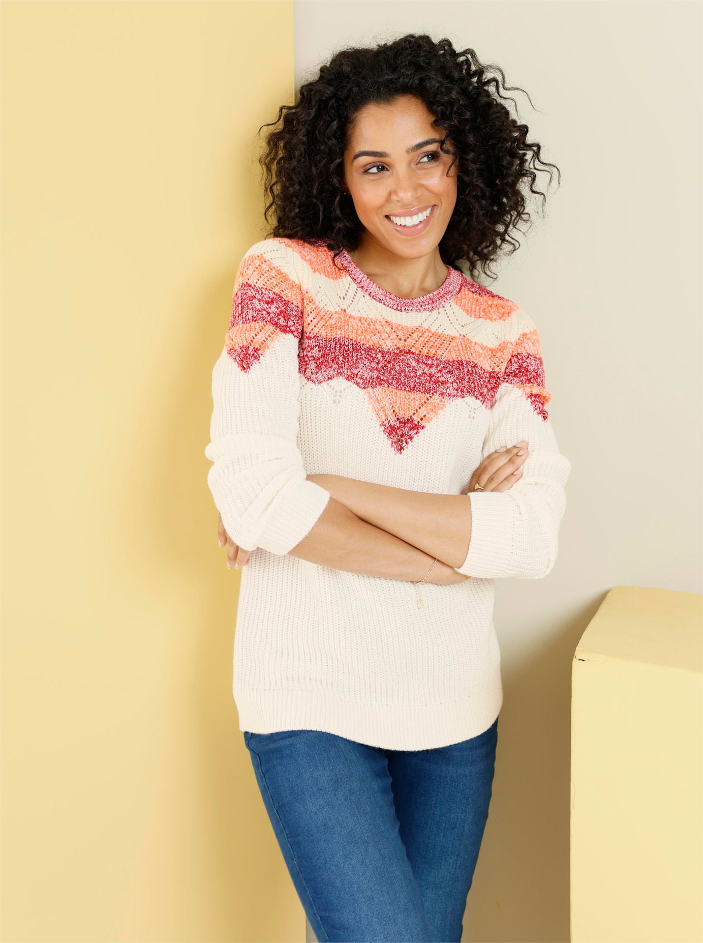 Classic Basics Strickpullover "Langarm-Pullover" günstig online kaufen
