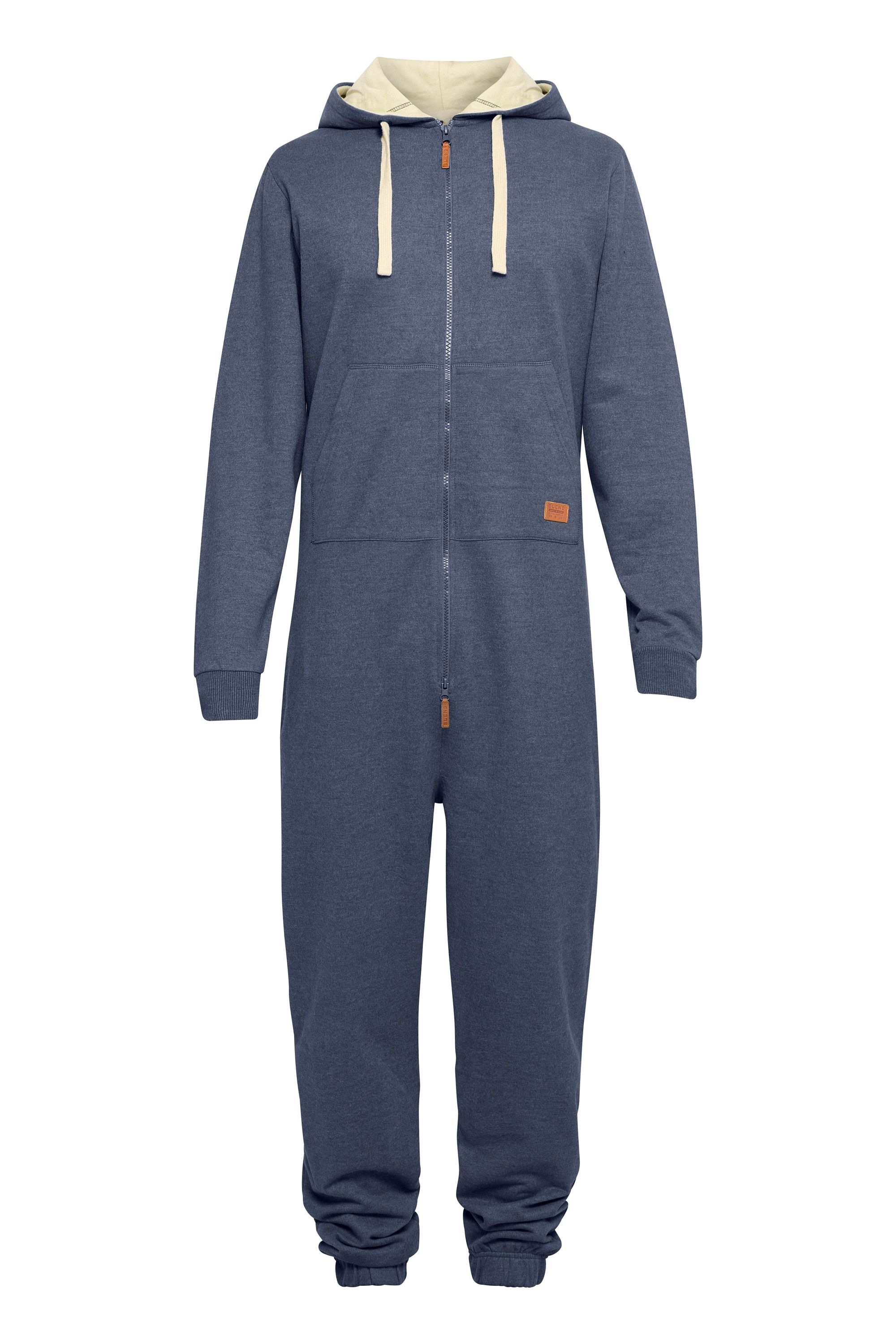BLEND Herren Overall "Overall BHSalinho", Gr. XXL, blau, Obermaterial: 60% Baumwolle CO. 40% Polyester PES., Overalls