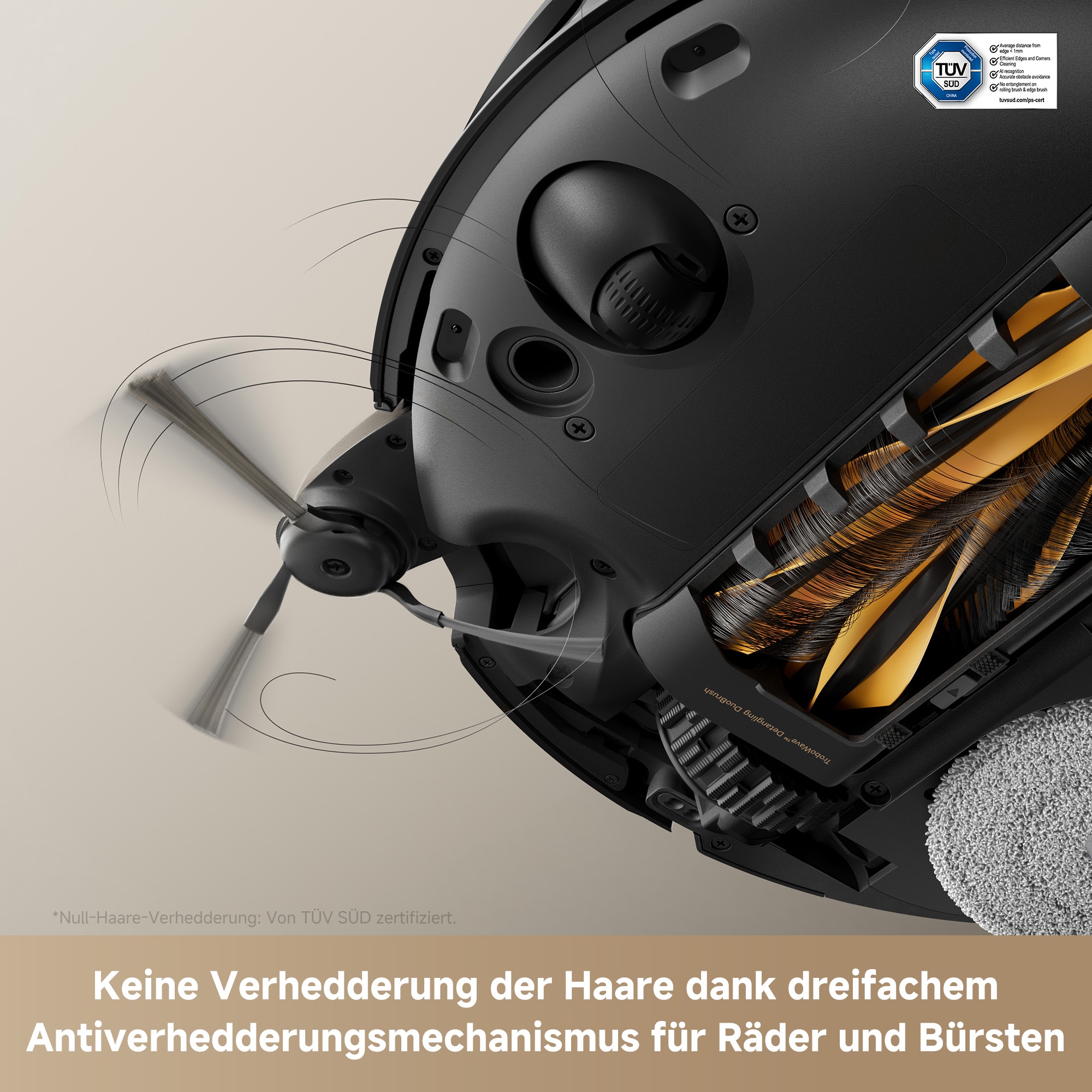 Mova Nass-Trocken-Saugroboter »V50 Ultra Complete, automatische Staubbehälter-u. Staubbeuteltrocknung« Vollautomatische Basisstation, selbstreinigender HEPA-Filter