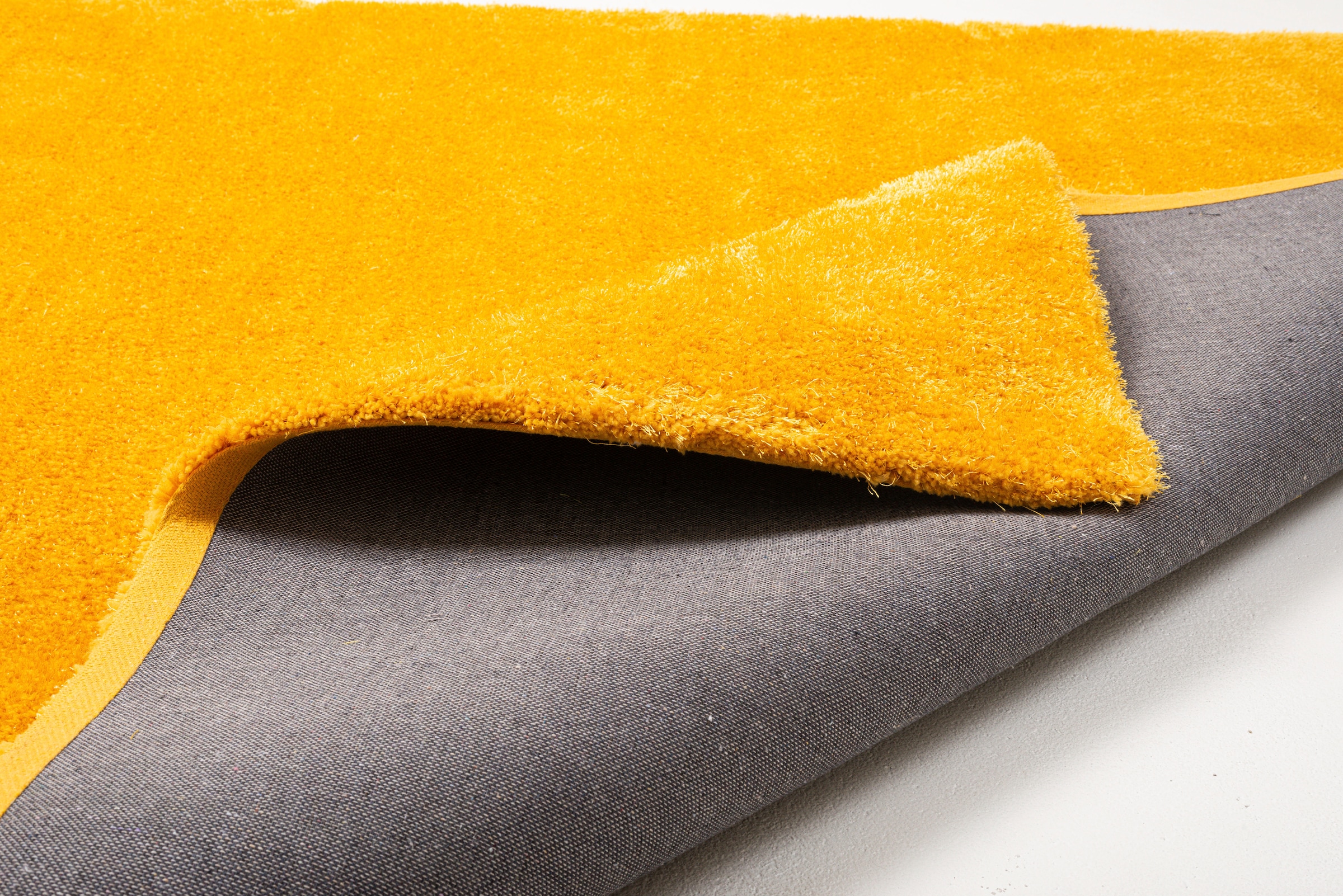 TOM TAILOR HOME Hochflor-Teppich »Soft« rechteckig 35 mm Höhe handgetuftet, Uni-Farben, super weich und flauschig