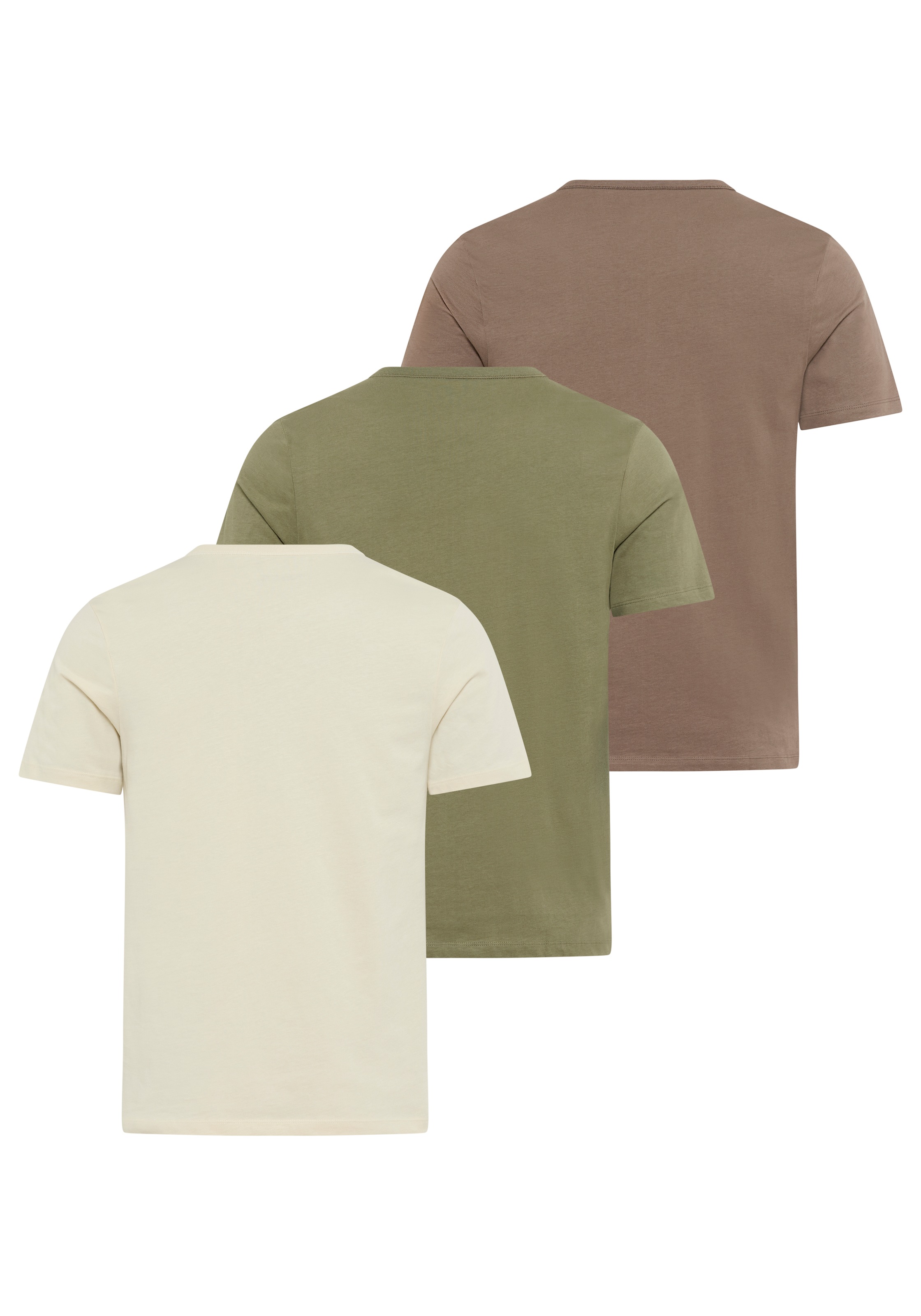 BOSS T-Shirt "TShirtRN 3P Classic" 3 Stk. mit Logostickerei günstig online kaufen