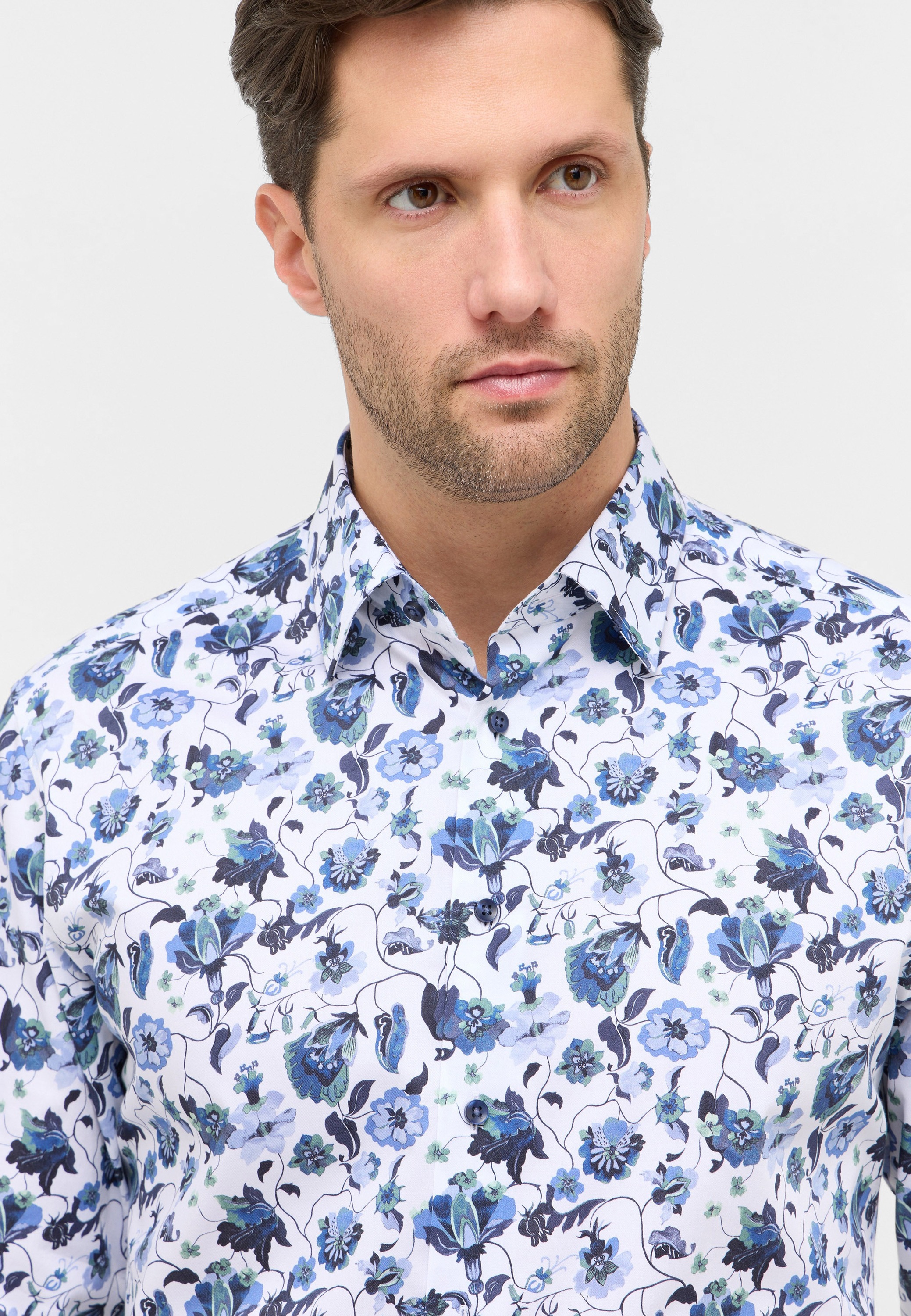 Thumbnail - Eterna Langarmhemd "MODERN FIT" NON IRON (bügelfrei)