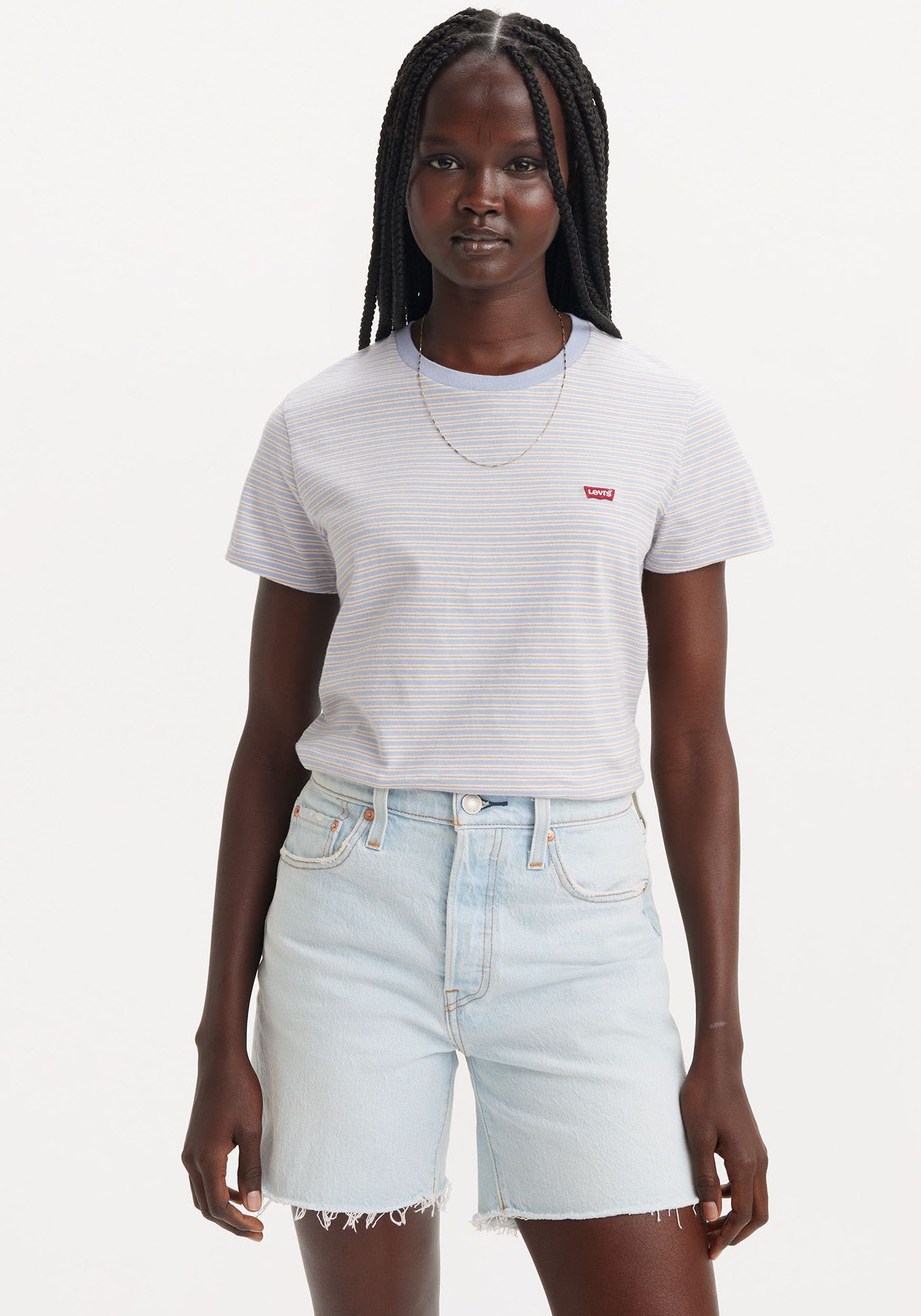 Levis T-Shirt "The perfect Tee", mit kleiner Logo-Stickerei günstig online kaufen