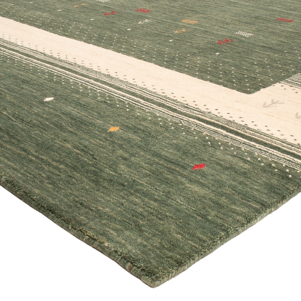 morgenland Wollteppich »Aurora Flair - Gabbeh Teppich - Loribaft Softy«, rechteckig, 1,2 mm Höhe, Sehr weicher Flor