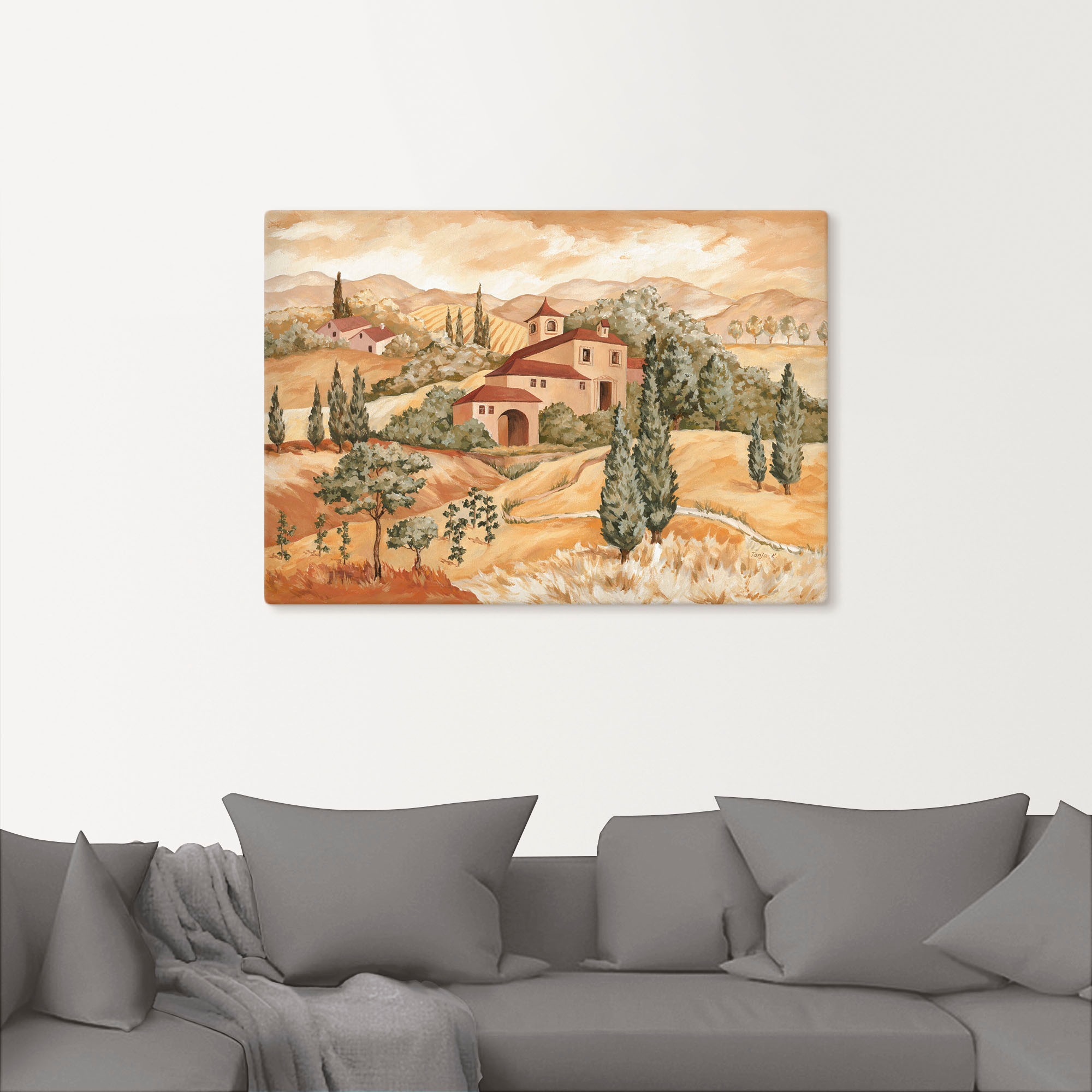 Artland Leinwandbild "Landschaft IV" Europa 1 Stk. tlg. als Alubild, Outdoo günstig online kaufen