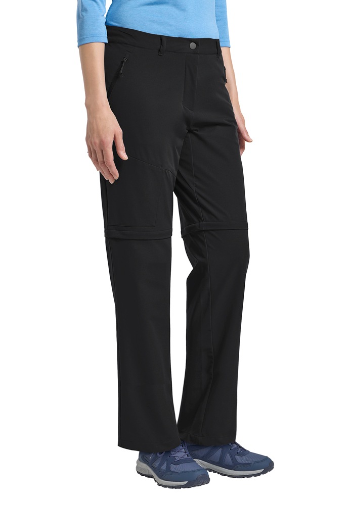Jack Wolfskin Zip-off-Hose "PICO TRAIL ZIP OFF PANTS W" Zip-Off Trekkinghose, strapazierfähig, atmungsaktiv