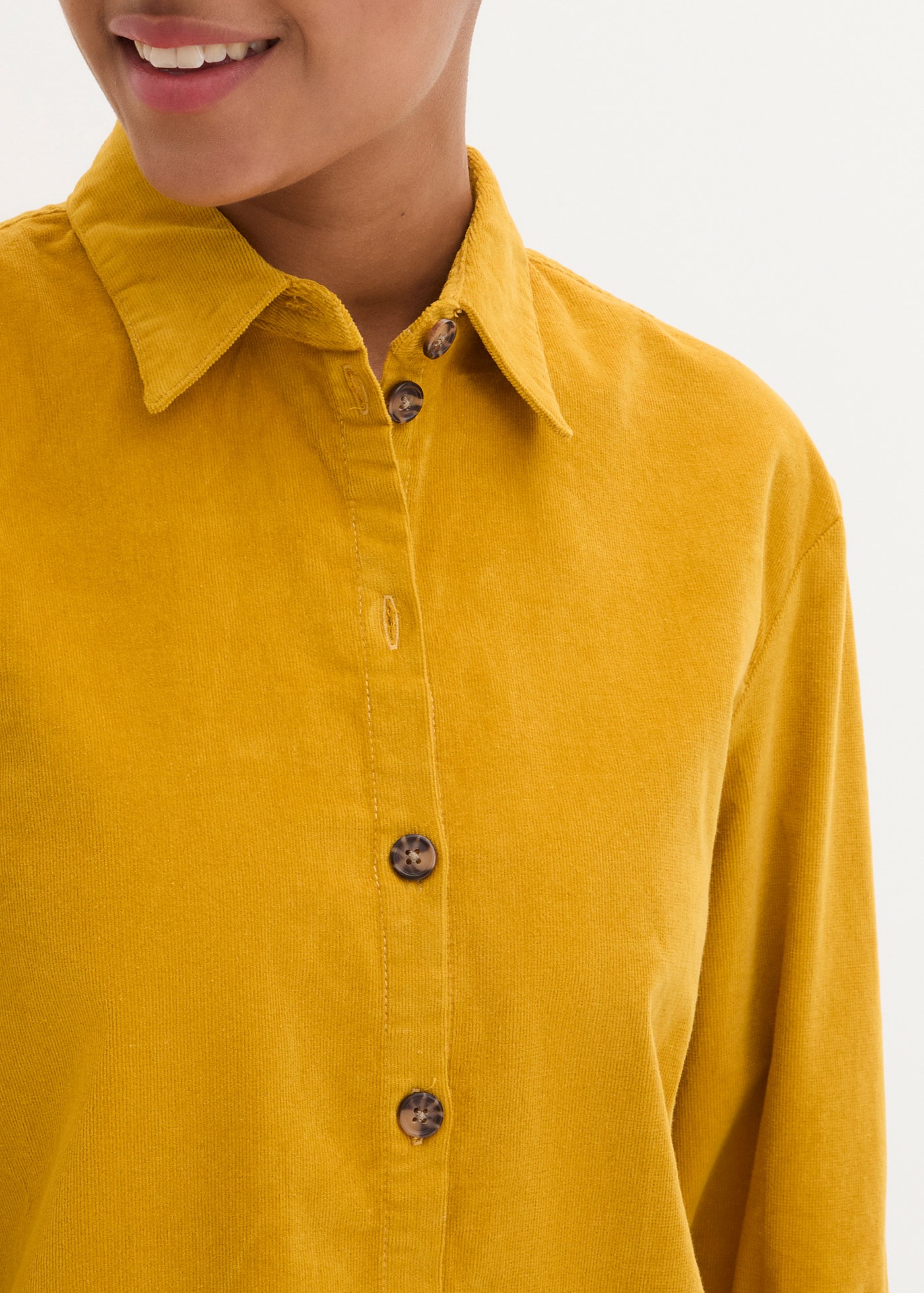 Thumbnail - bonprix Langarmbluse "Cord-Hemd mit Seitenschlitz", Cord-Hemd mit Seitenschlitz