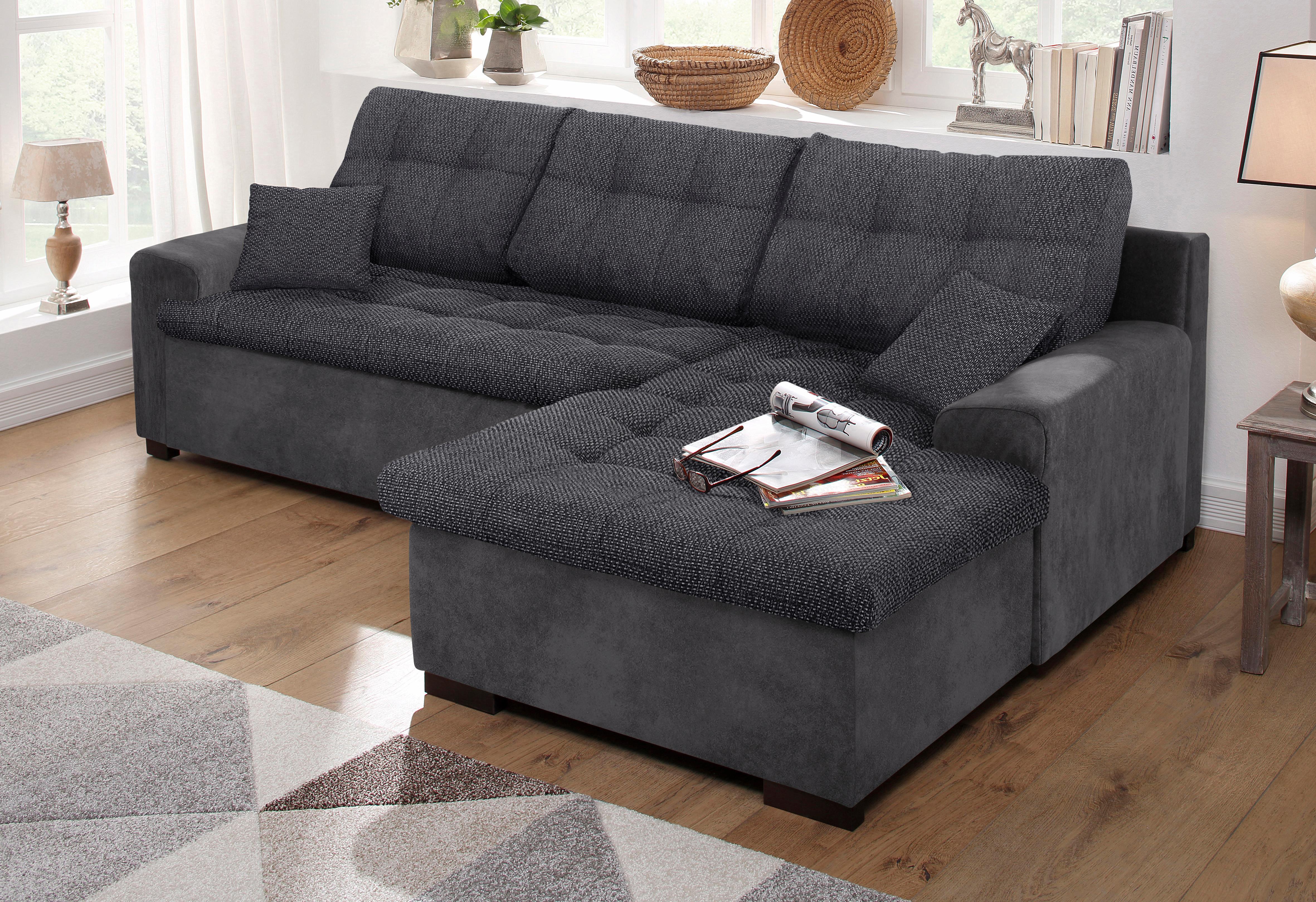 Home affaire Ecksofa "Föhr L-Form" wahlweise mit Bettfunktion