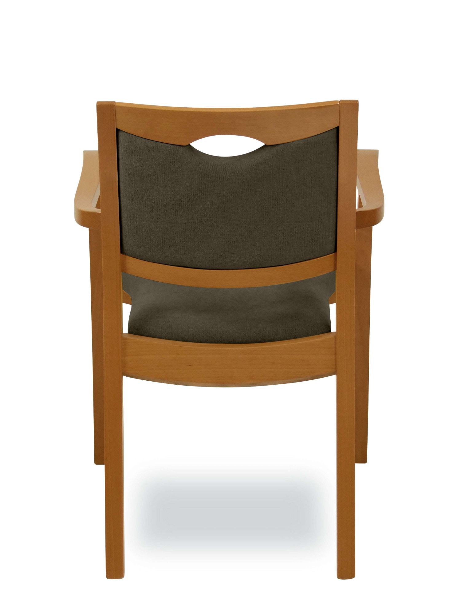 Home affaire Armlehnstuhl »London, Stuhl, Komfortsessel, 3 Gestellfarben, Made in Italy« () 1 Stk.Extra-komfortabel, ergonomisch, fleckenabweisendes Gewebe, Massivholz